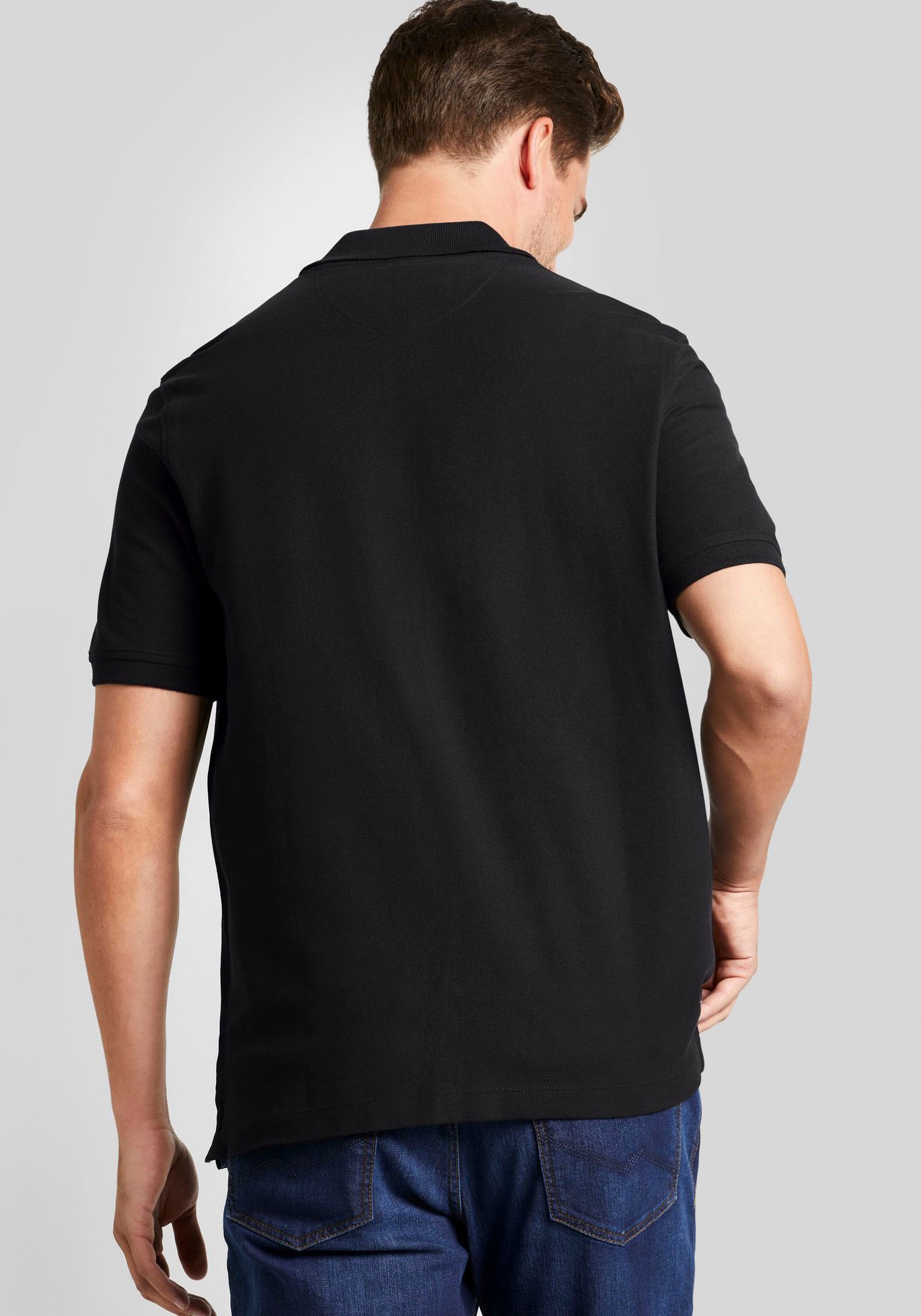 bugatti Poloshirt, mit Logostickerei