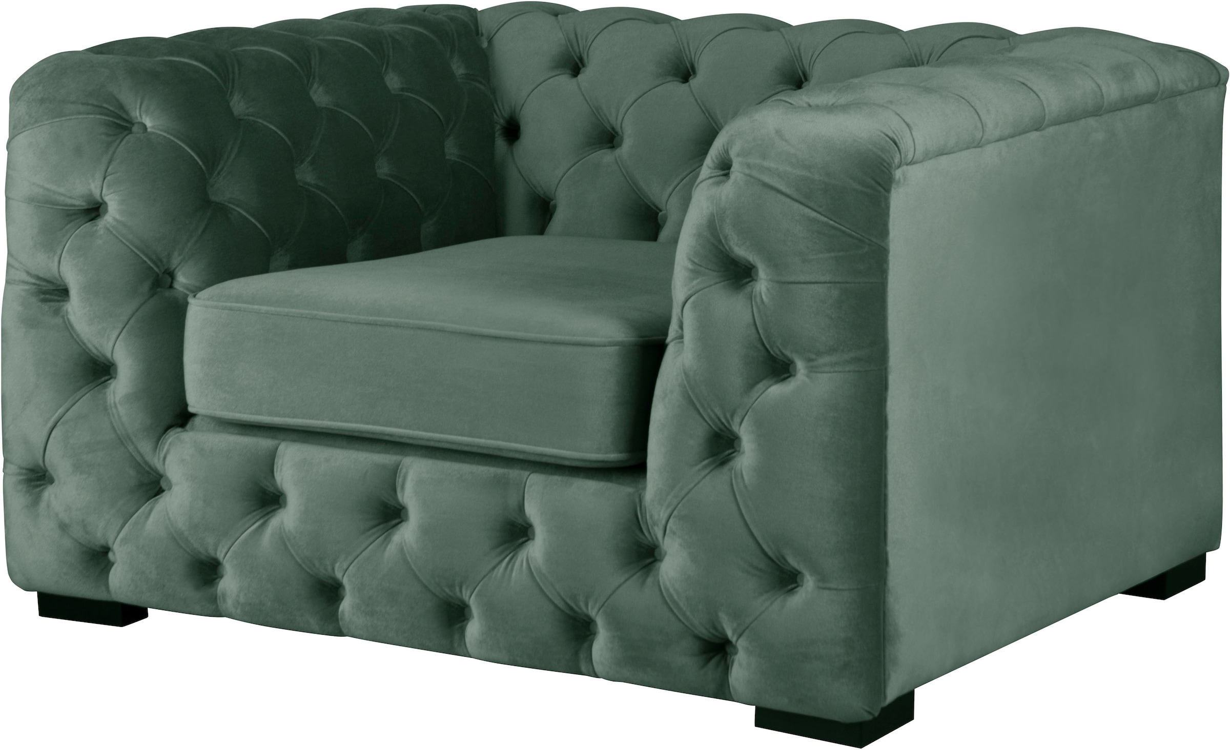 Guido Maria Kretschmer Home&Living Chesterfield-Sessel »Kalina Sessel«, mit klassischer Chesterfield-Knopfheftung, sehr hochwertige Qualität