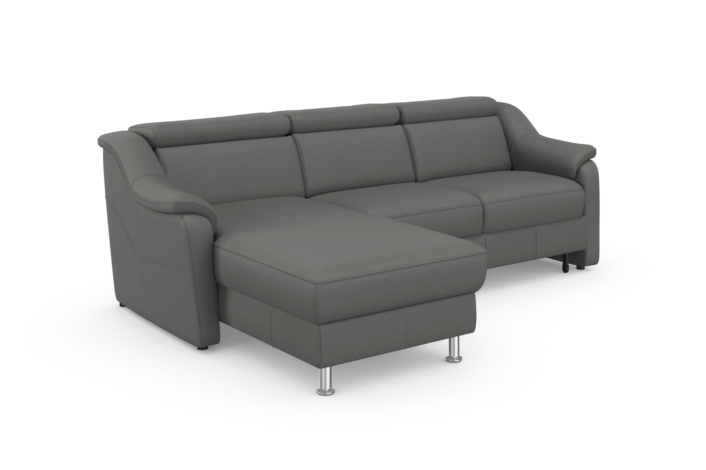 sit&more Ecksofa »Freetown L-Form«, inklusive Kopfteilverstellung und komfortablem Federkern