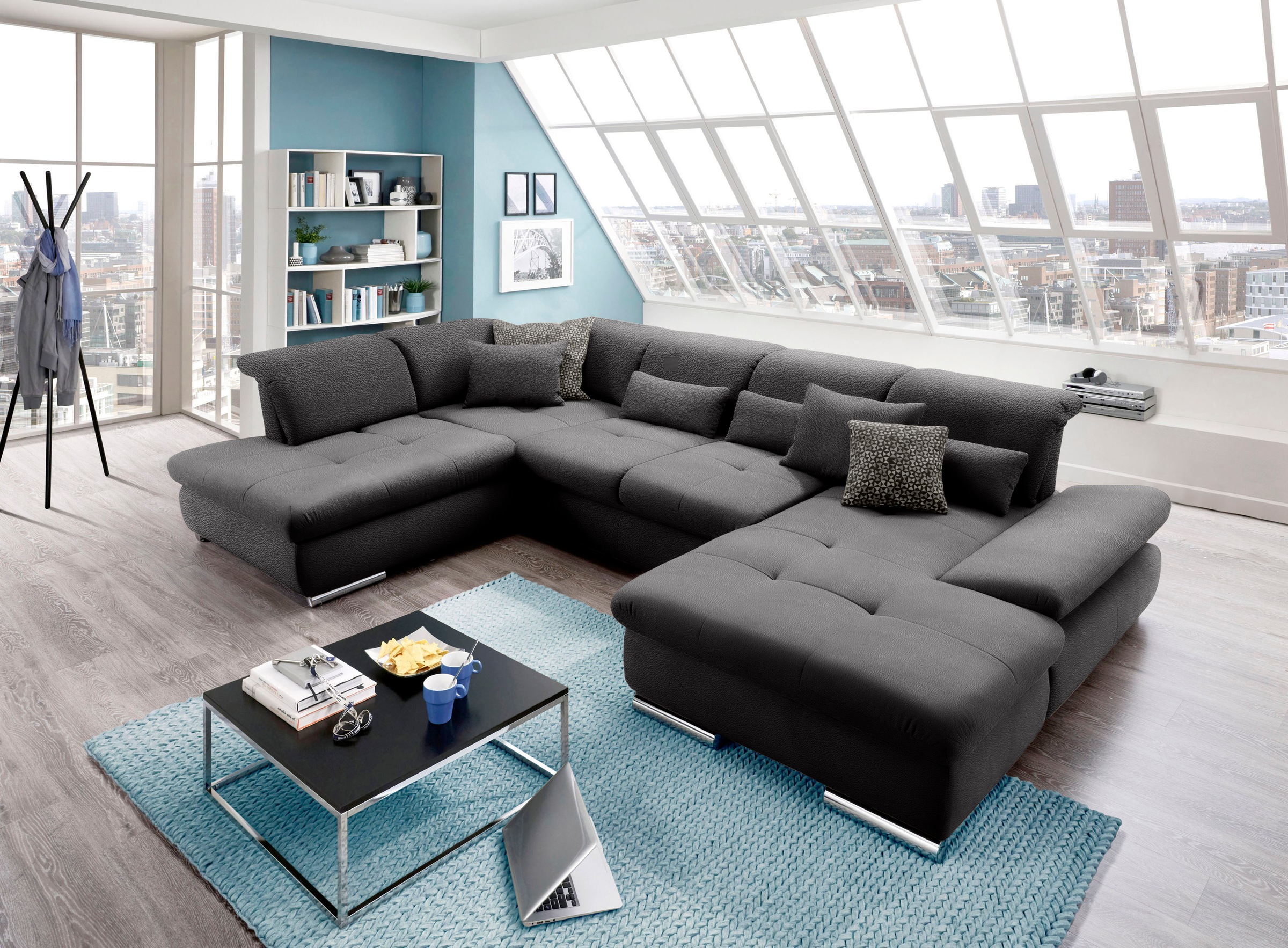 set one by Musterring Wohnlandschaft »SO 4100 komfortable Federkernunterfed günstig online kaufen