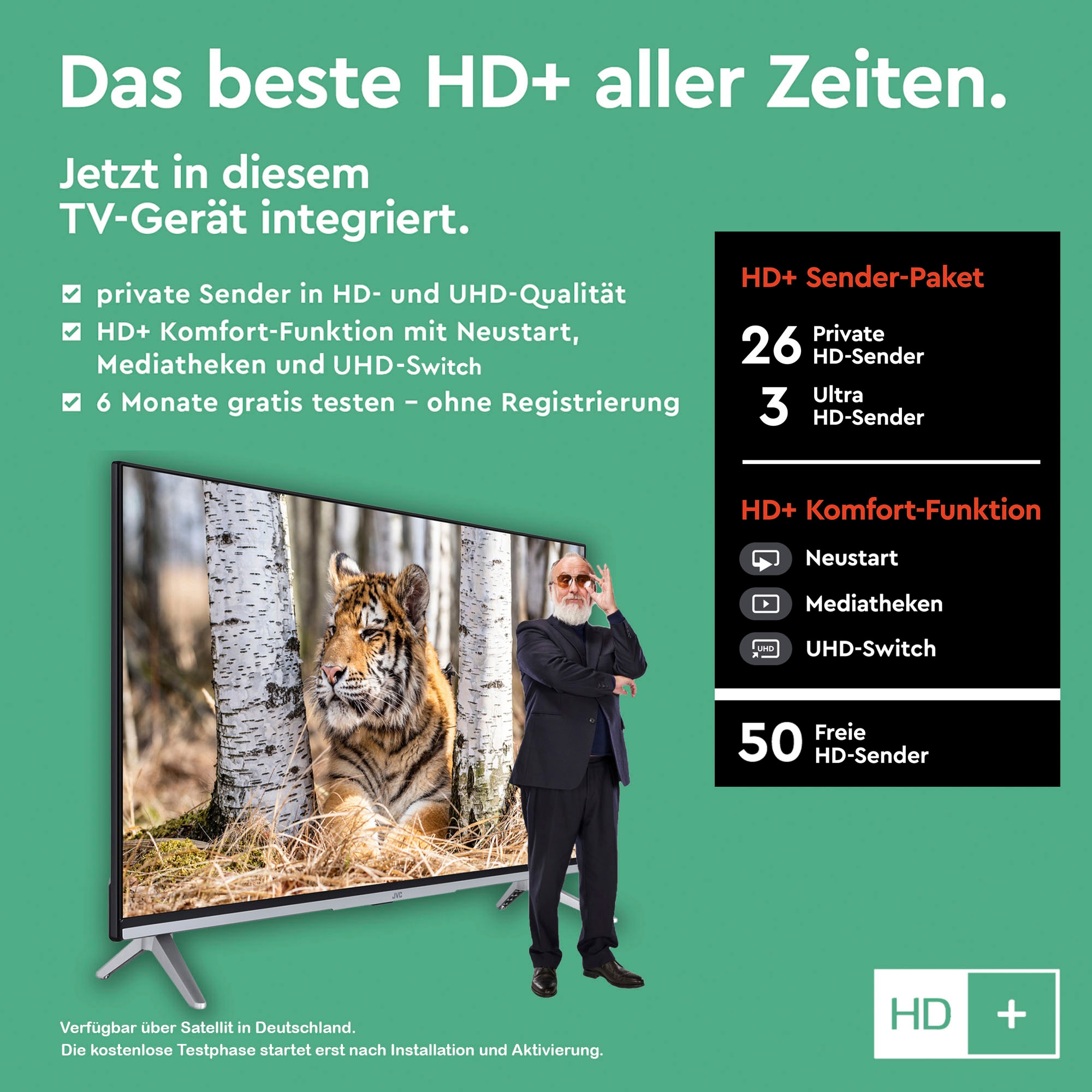 7. Bild von JVC LED-Fernseher, 80 cm/32 Zoll, Full HD, Smart-TV