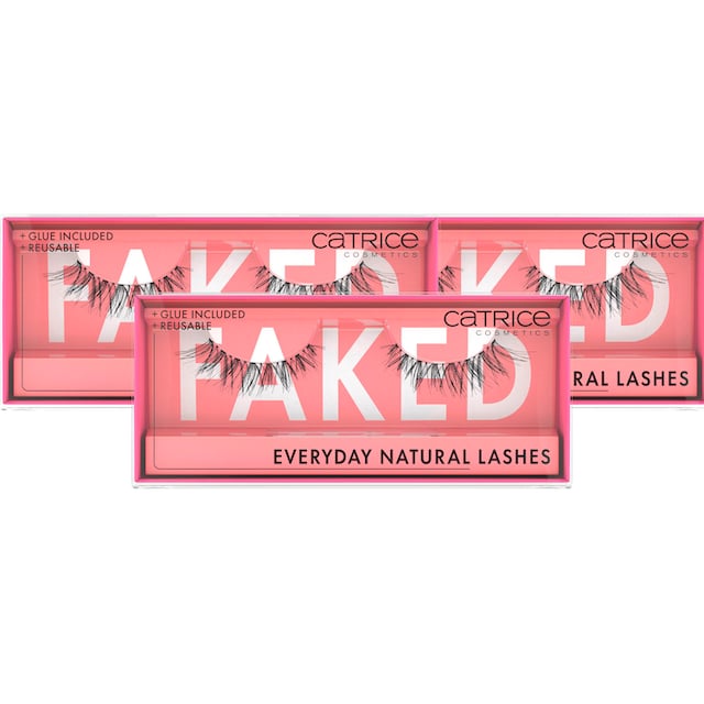 Catrice Bandwimpern »Faked Everyday Natural Lashes«, (Set, 3 tlg.) im  Online-Shop kaufen