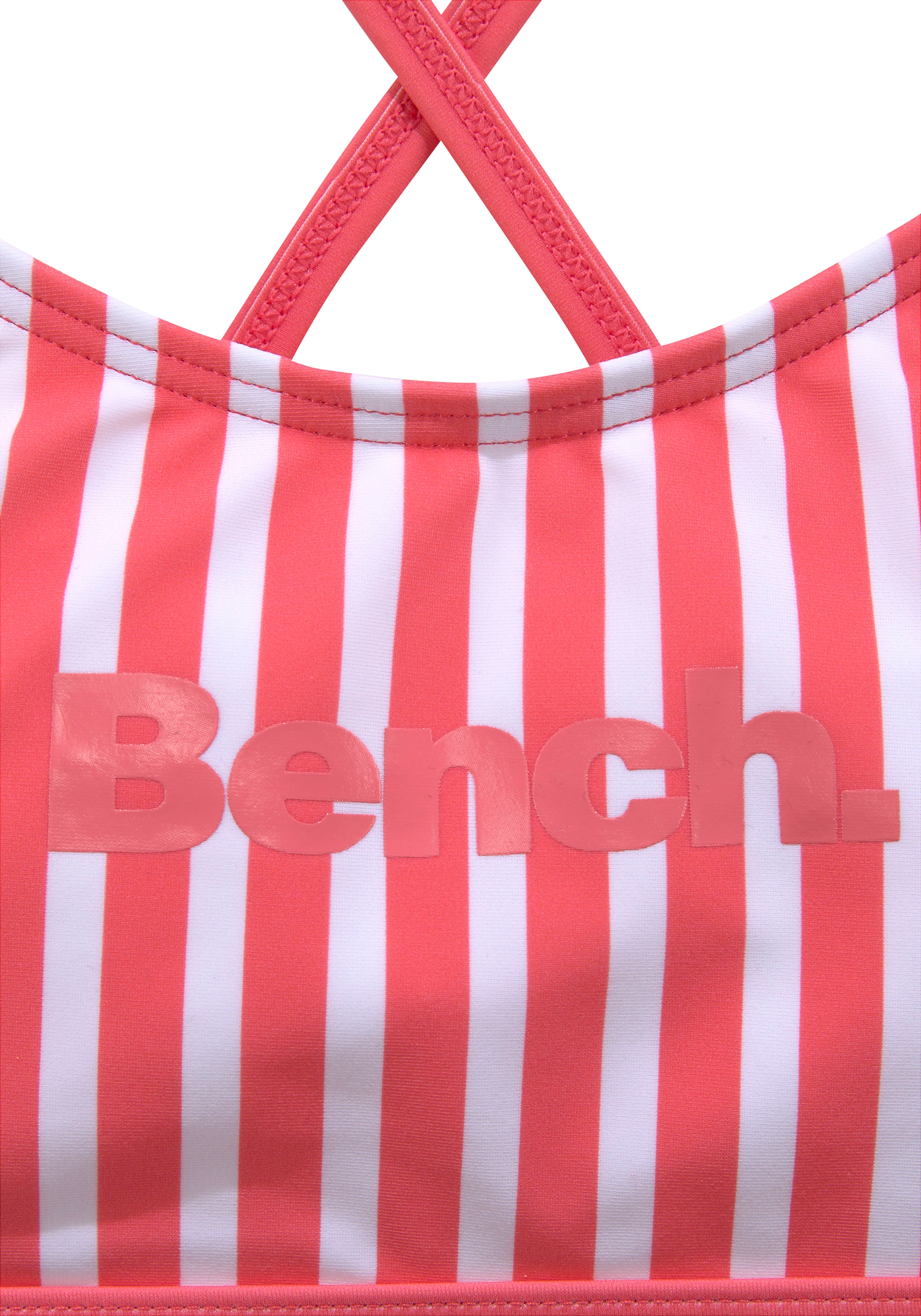 Bench. Bustier-Bikini, mit trendigen Streifen
