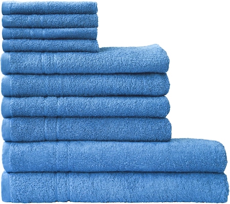 Handtücher in Blau