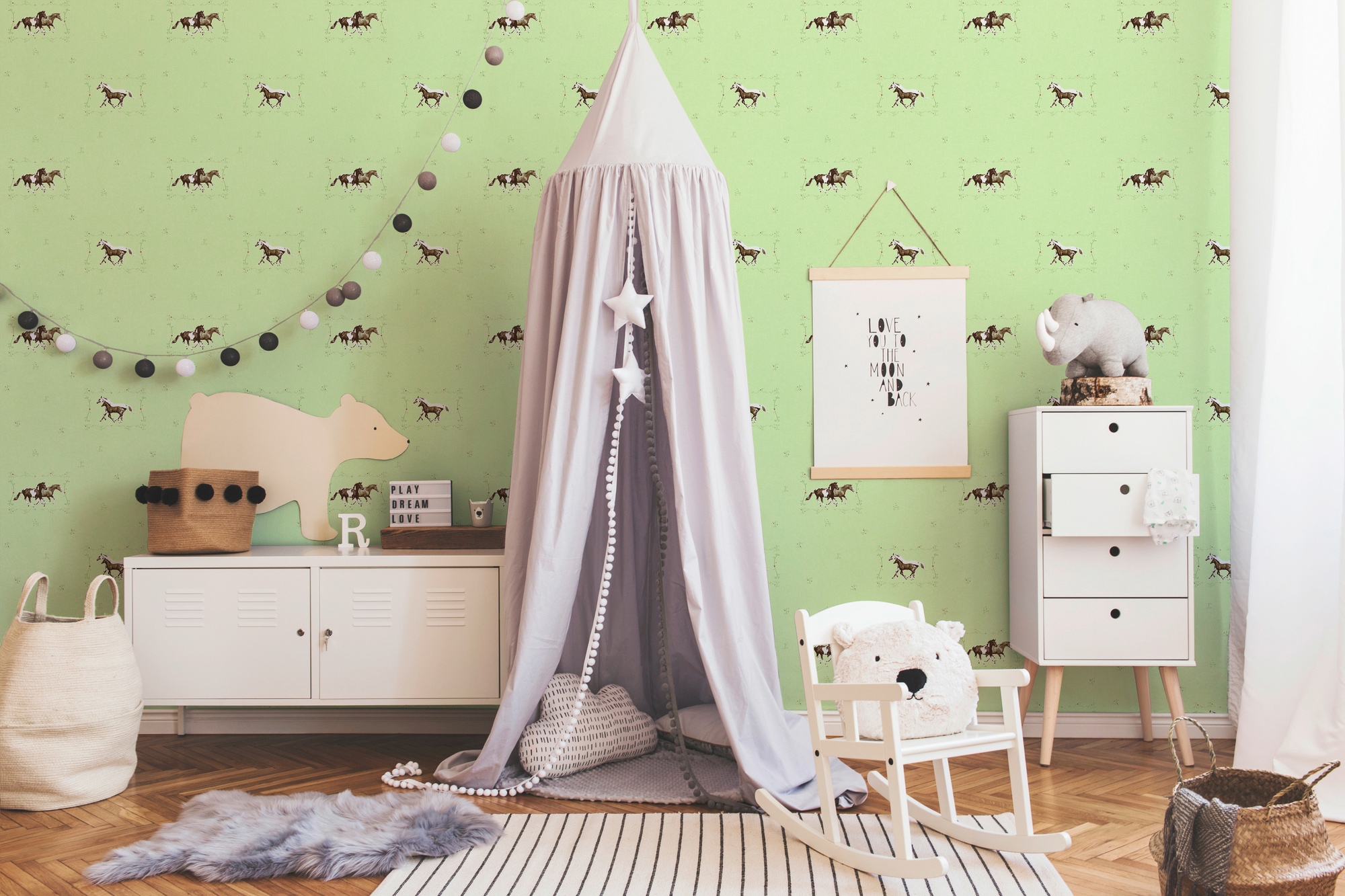 living walls Vliestapete »Little Stars«, Motiv-abstrakt-naturalistisch, Kindertapete Tapete Tiere Tapeten Kinderzimmer Schlafzimmer Flur Optik
