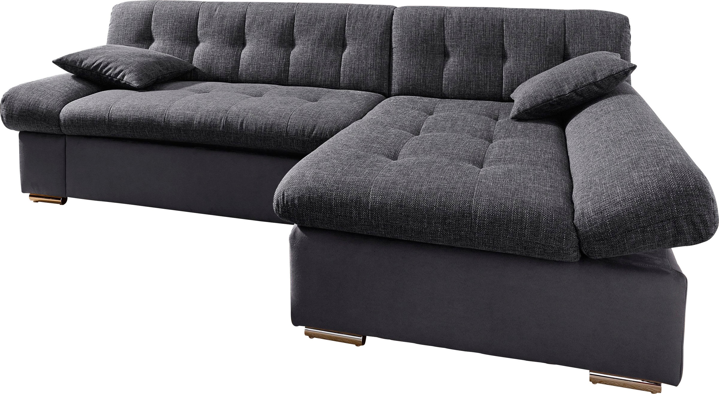 TRENDMANUFAKTUR Ecksofa »Reggae, modern und bequem, aktueller Materialmix, günstig online kaufen