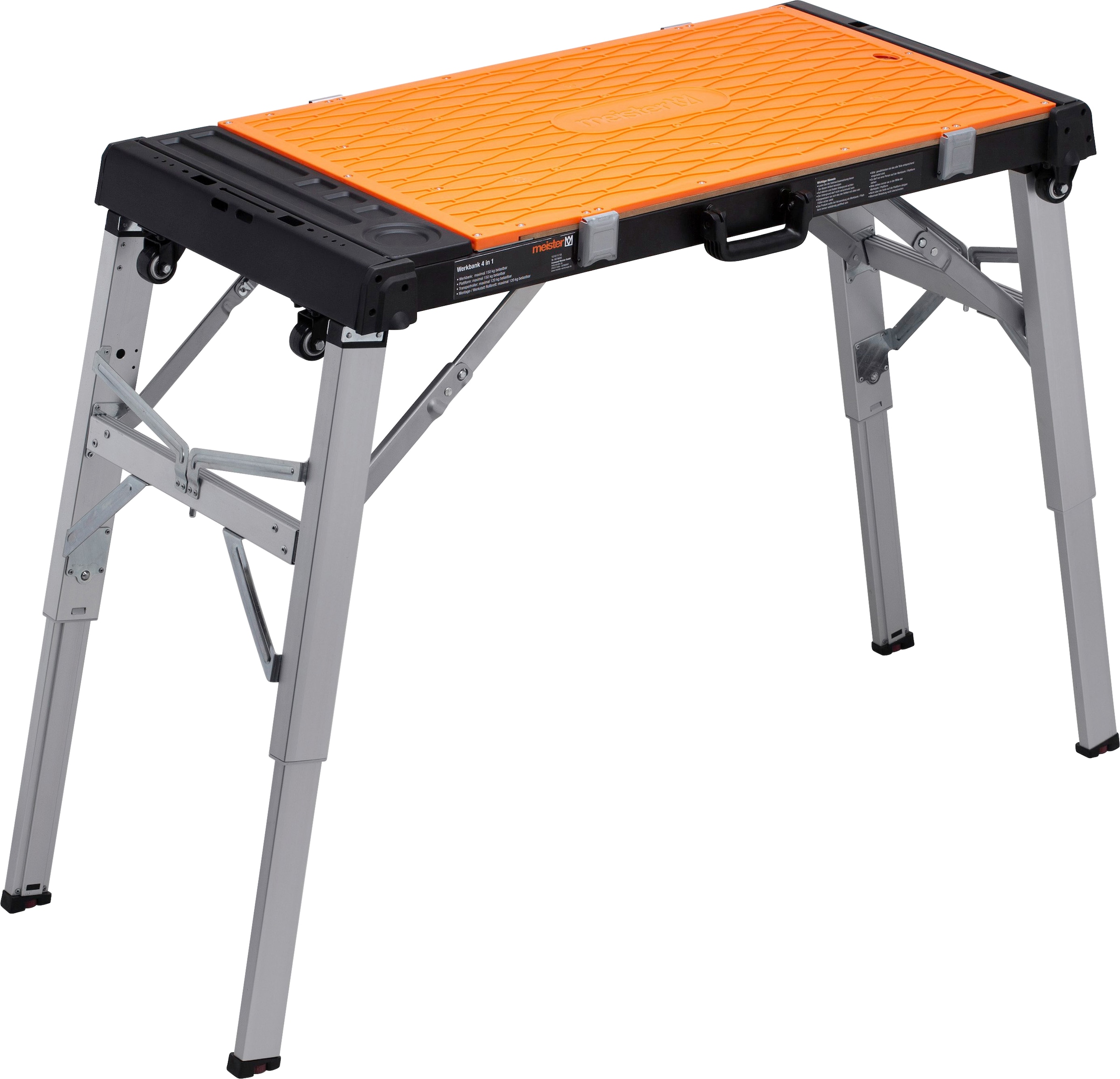 meister Werkbank »Universal 4 in 1«, höhenverstellbar, 85 cm Arbeitshöhe