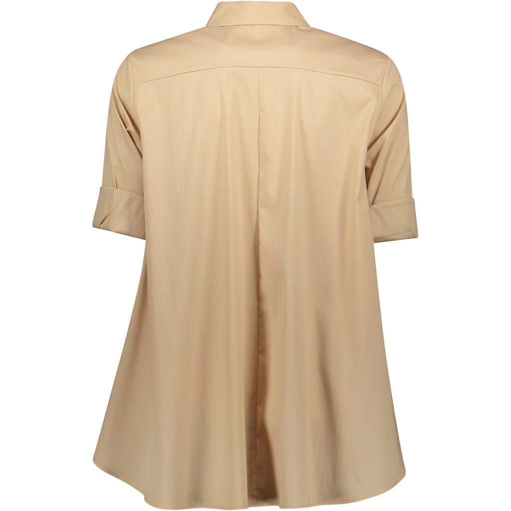 IMPERIAL Klassische Bluse »IMP-C ED4BBE«, glockenförmige Form mit Bogensaum