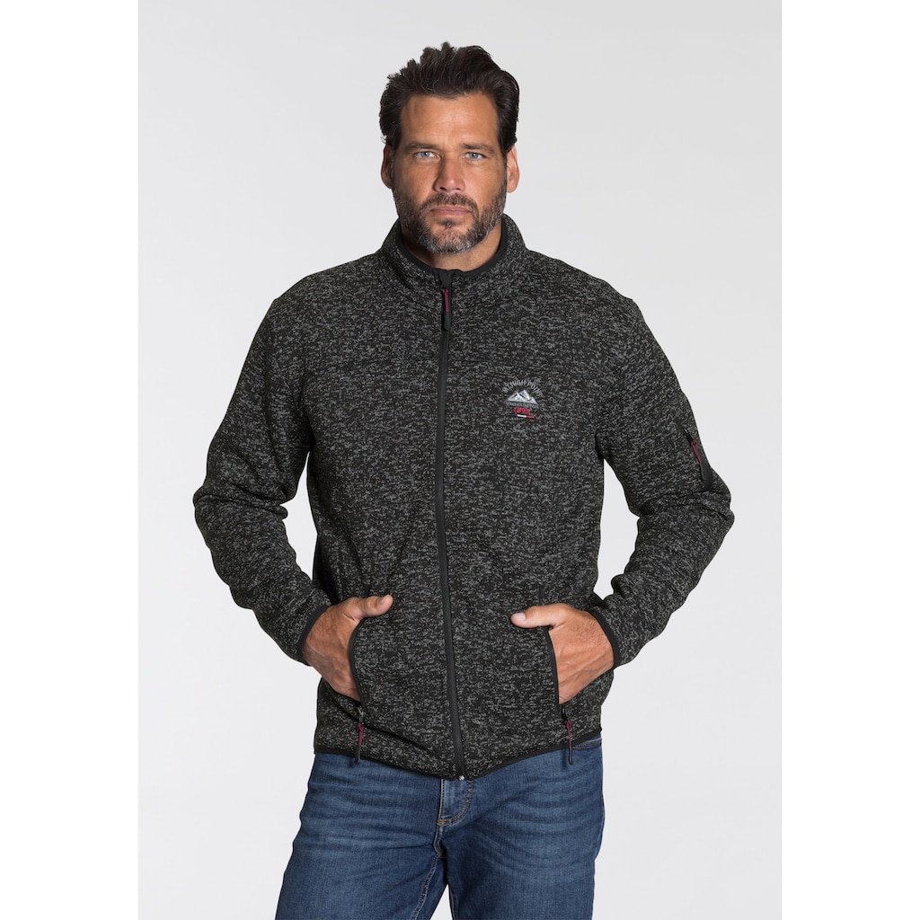 Man's World Strickfleecejacke