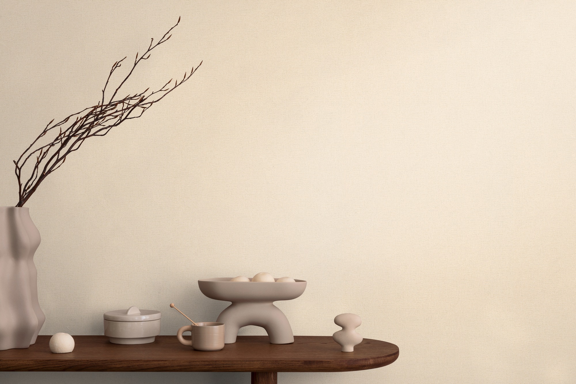 CosmoLiving by Cosmopolitan Vliestapete »Metallic Weave – Struktur-Unitapet günstig online kaufen