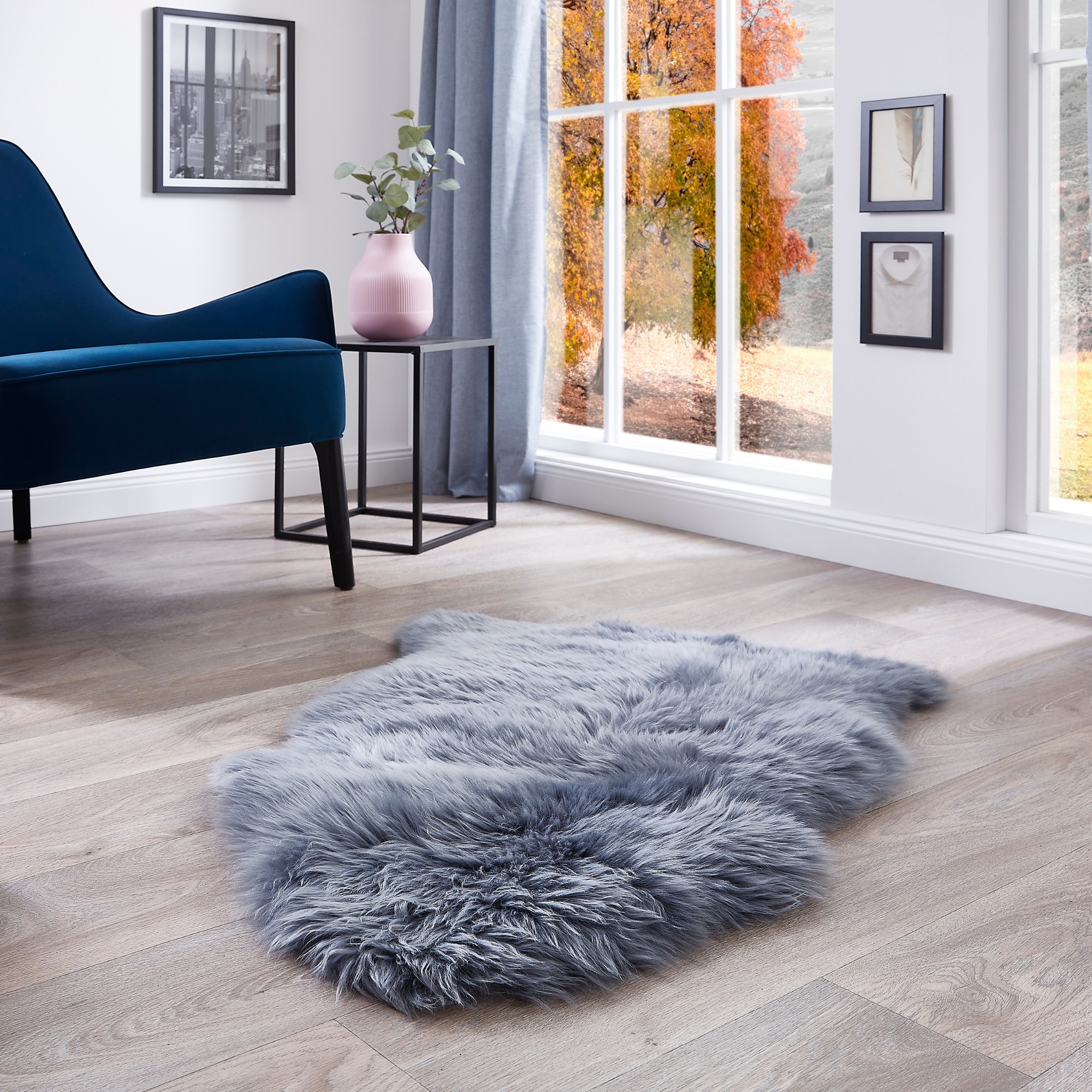 LUXOR living Fellteppich »Schaffell Namika«, fellförmig, 50 mm Höhe, echtes Lammfell, weich & flauschig, große Farbauswahl, in 2 Größen
