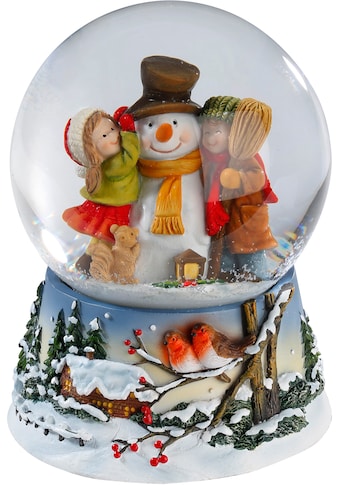CHRISTMAS GOODS by Inge Weihnachtsfigur »Schneemann«, (1 St.), Spieluhr zum Aufziehen... kaufen
