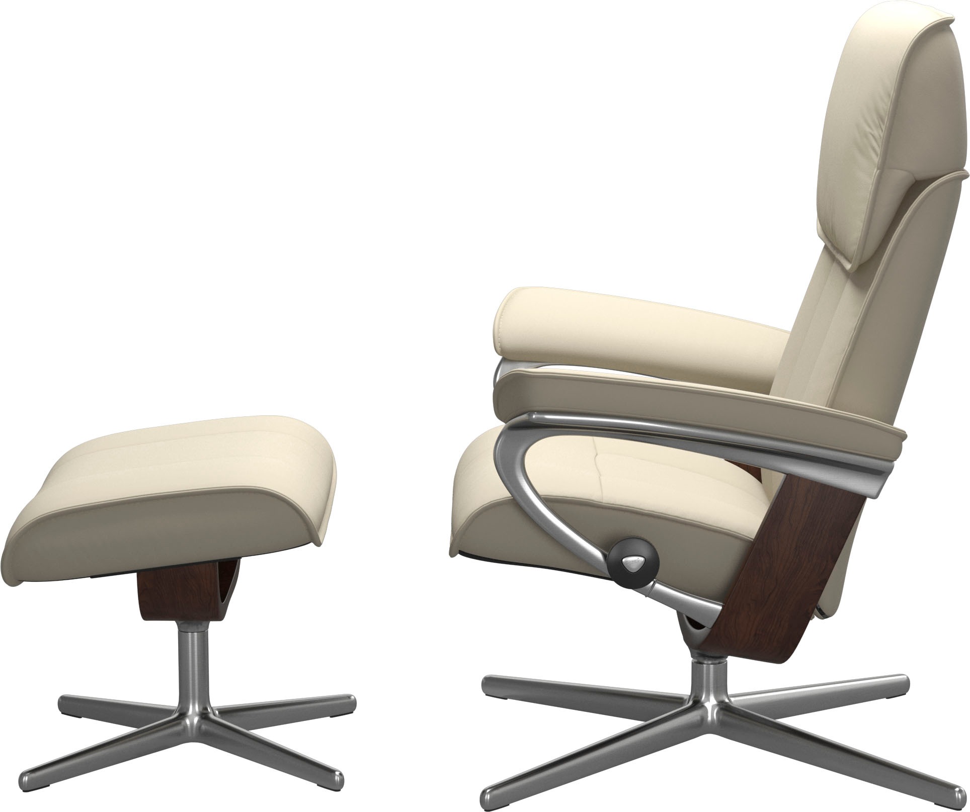 Stressless® Relaxsessel »Admiral«, mit Cross Base, Größe M & L, Holzakzent Braun