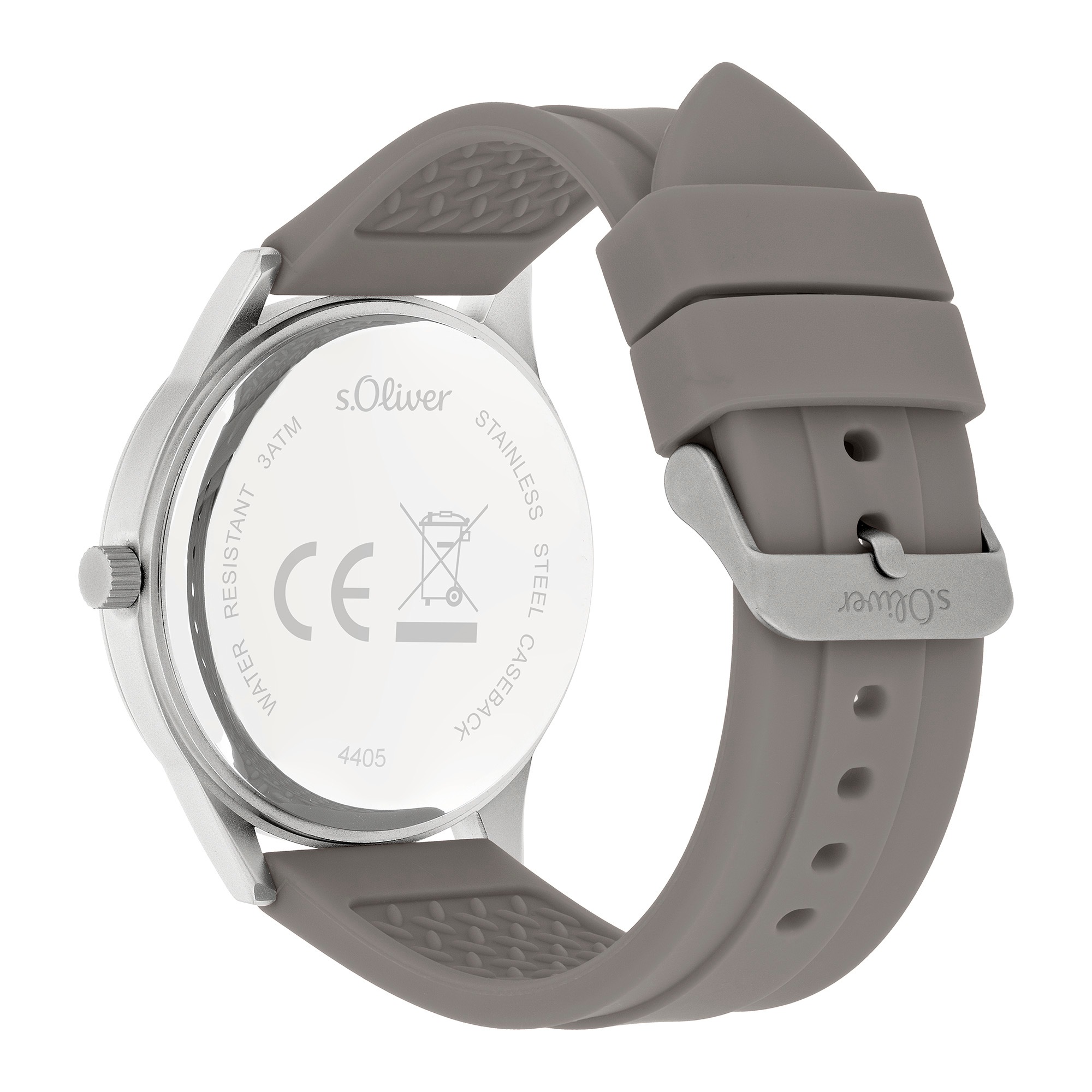 s.Oliver Quarzuhr »Sport Silicone« Armbanduhr, Herrenuhr, Silikonarmband, analog