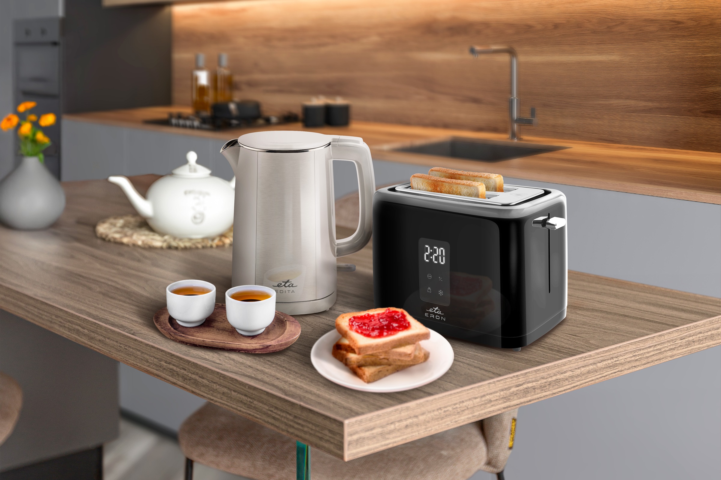 eta Wasserkocher »EDITA ETA859590010«, 1,5 l, 2200 W