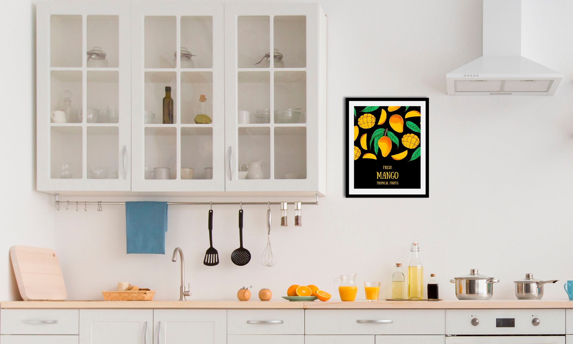 queence Bild »Fresh Mango«, Obst-Obst Bilder-Essen-Lebensmittel-Kunst-Abstr günstig online kaufen