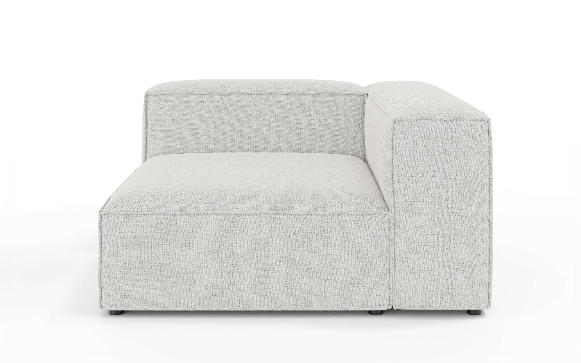 INOSIGN Ottomane »HAILY links/rechts bestellbar, Loungemöbel, Maße B/T/H: 130/130/72 cm«, als Modul oder separat verwendbar, für individuelle Zusammenstellung