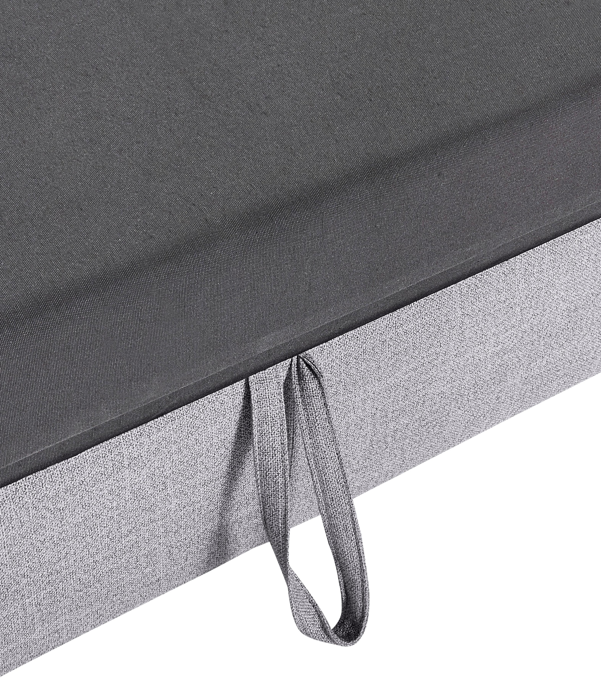 sit&more Ecksofa »Sonoma L-Form«, wahlweise mit Bettfunktion und Bettkasten