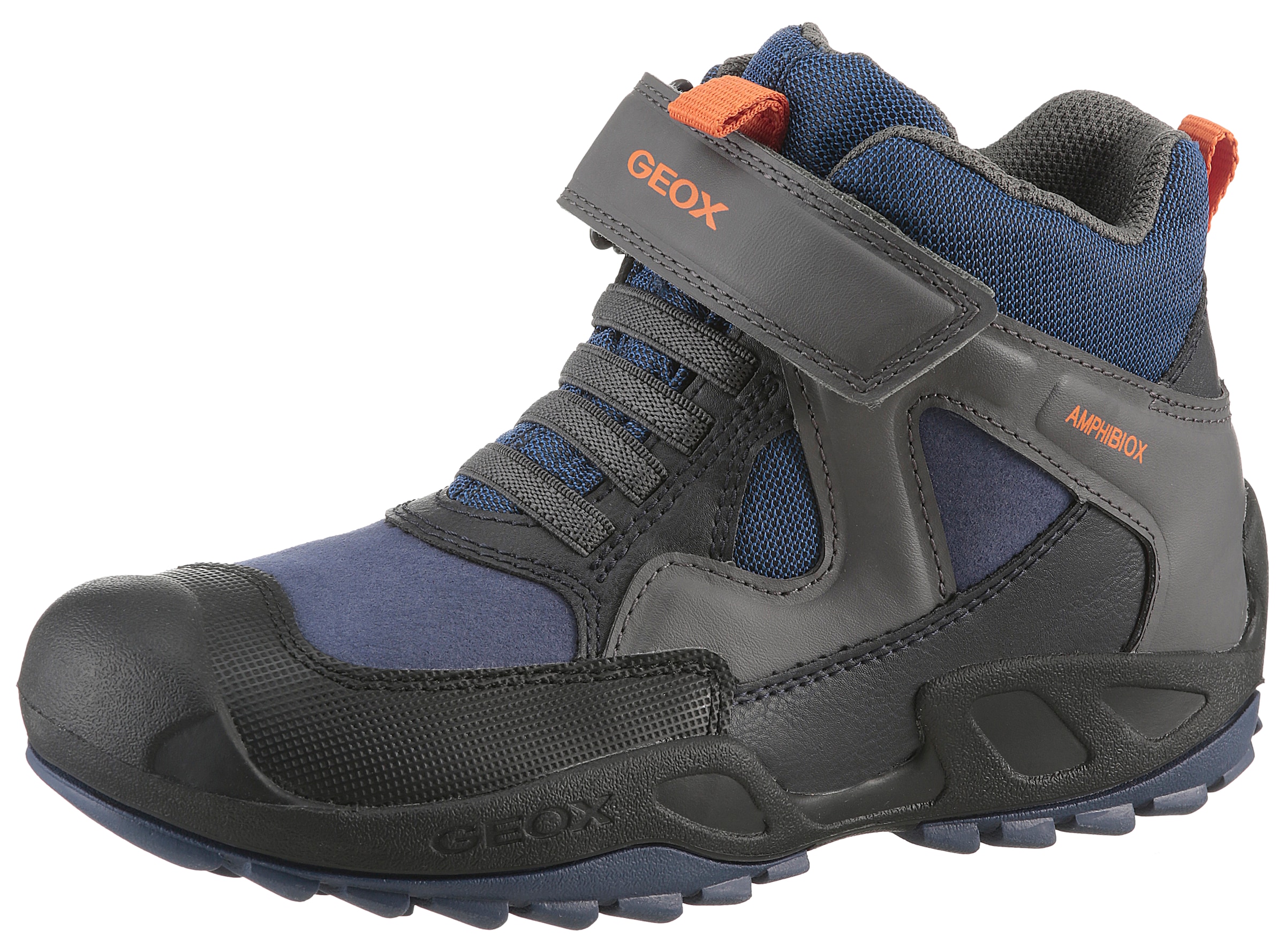 Geox Winterstiefel »J NEW SAVAGE BOY B ABX«, Trekkingboots, Winterstiefel, Kindergartenschuh mit Warmfutter