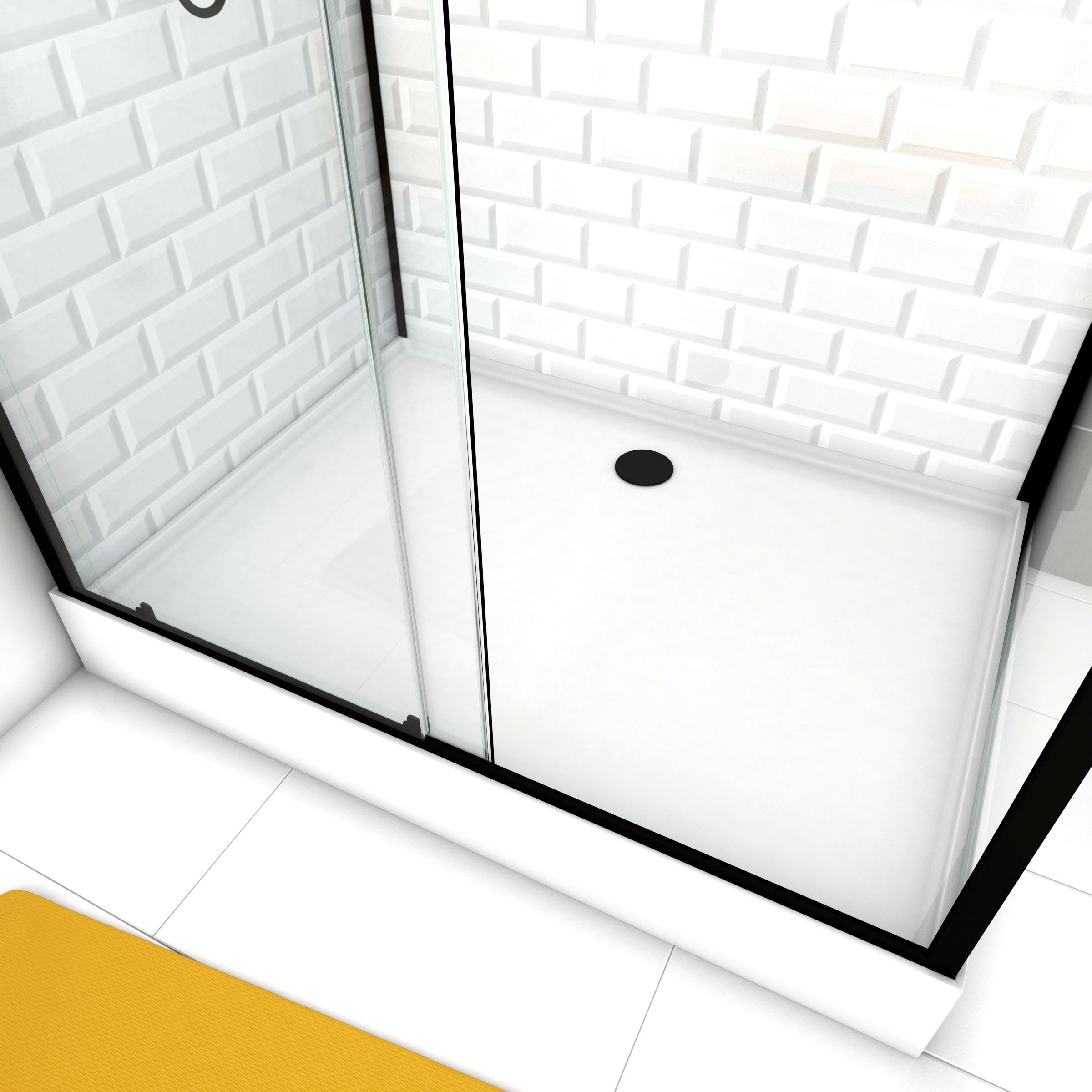 Marwell Komplettdusche »White Stone«, inkl. Armaturen