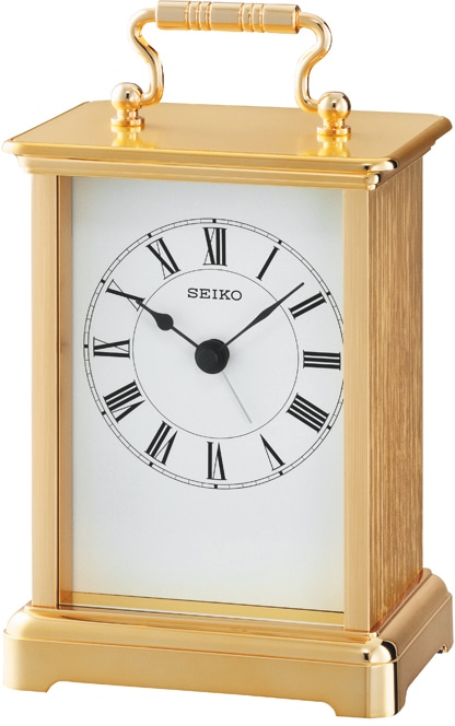 Seiko Tischuhr »QHE093G«, Quarzuhr, Wohnzimmer, Esszimmer, Büro, Arbeitszim günstig online kaufen