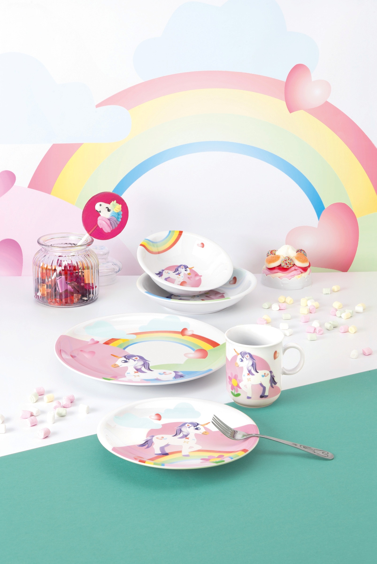 Seltmann Weiden Frühstücksteller »Compact - Mein kleines Einhorn« rund 19 c günstig online kaufen