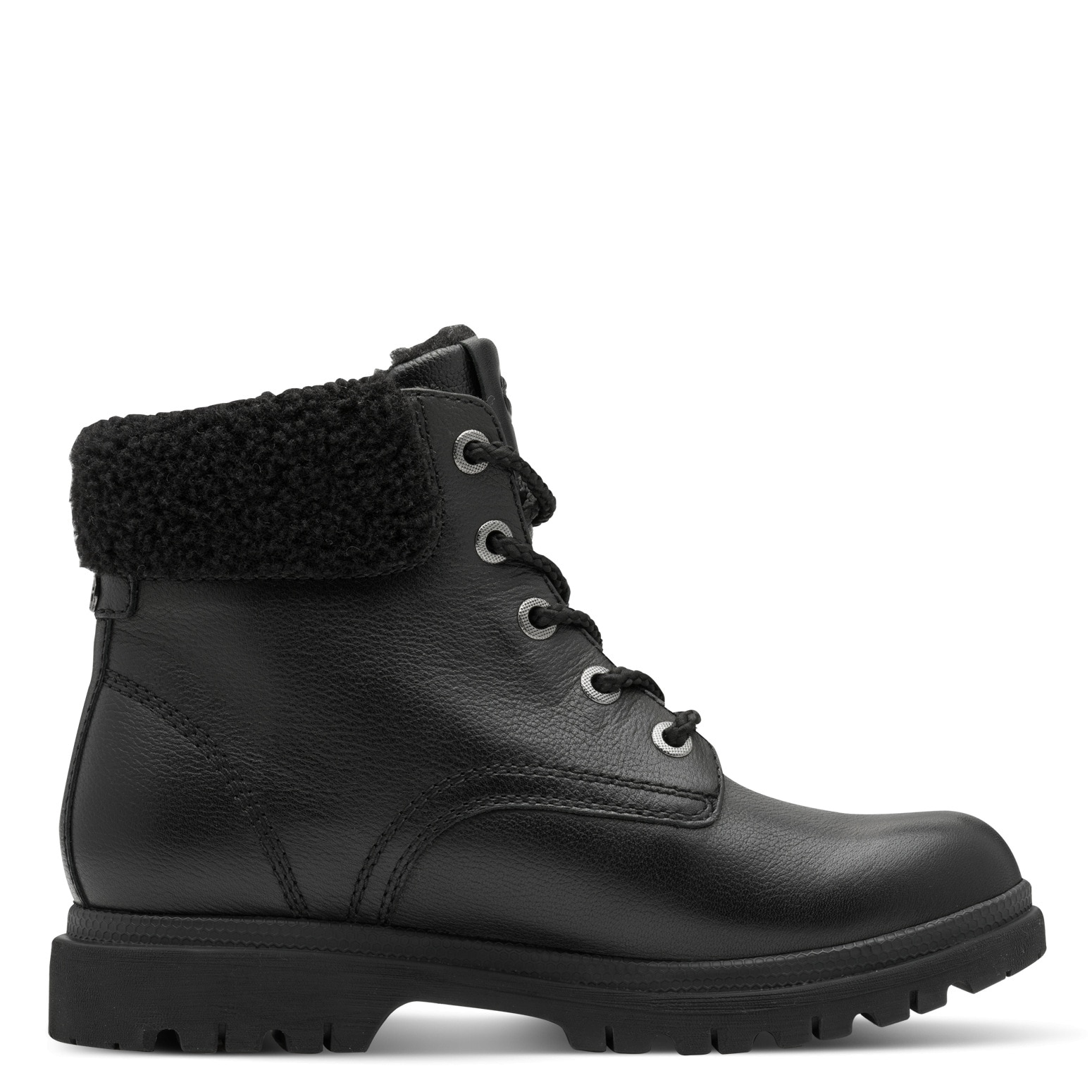 Tamaris Winterboots  , Blockabsatz, Schnürboots, Schnürstiefelette mit geprägtem Logo