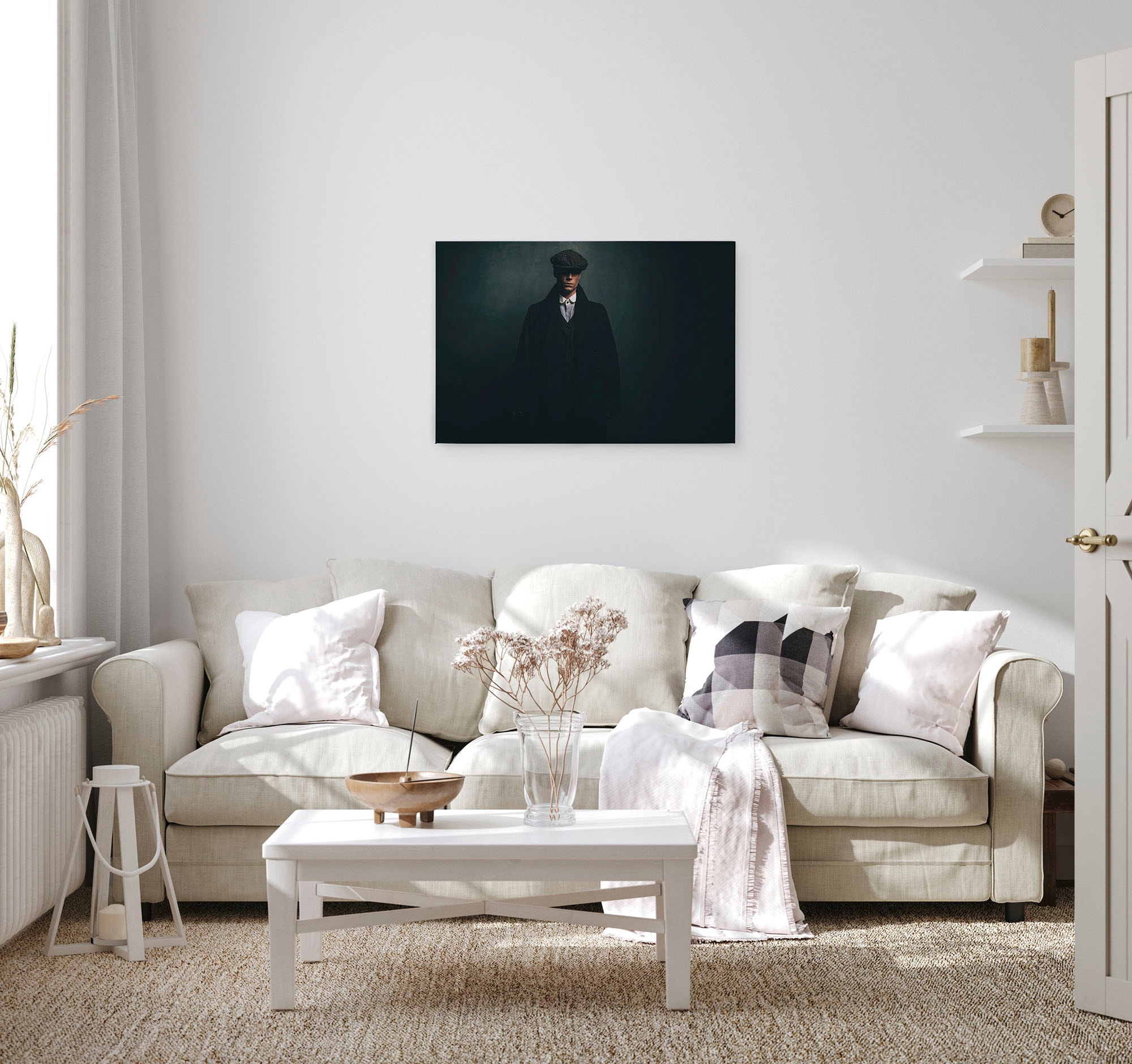 A.S. Création Leinwandbild »roger«, Kunst-Personen-Kinder, (1 St.), Keilrahmen Bild Mann Leinwand-Bild Wohnzimmer modern Wandbild Kinder