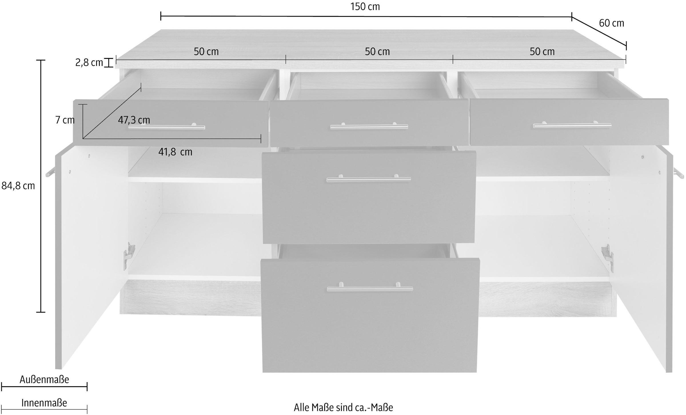 OPTIFIT Unterschrank »Tula« , Breite 150 cm
