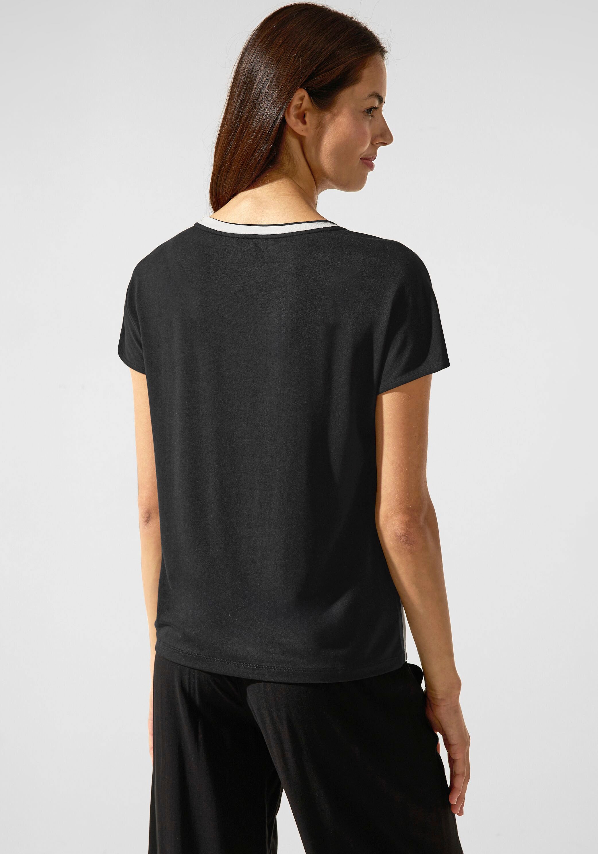 STREET ONE T-Shirt, mit dekorativer Spitze auf den Schultern online  bestellen