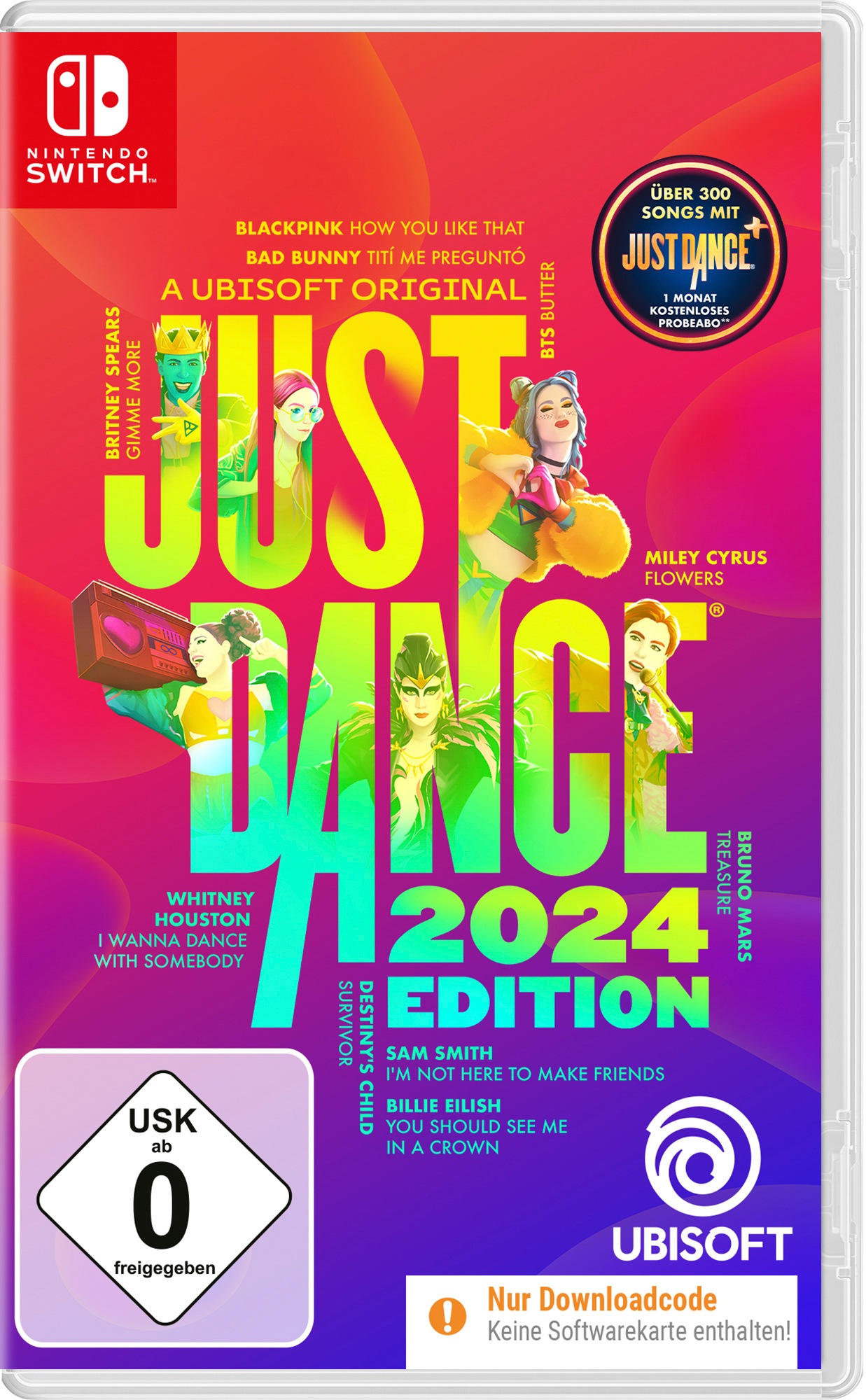 UBISOFT Spielesoftware »Just Dance 2024«, Nintendo Switch, Code in a Box