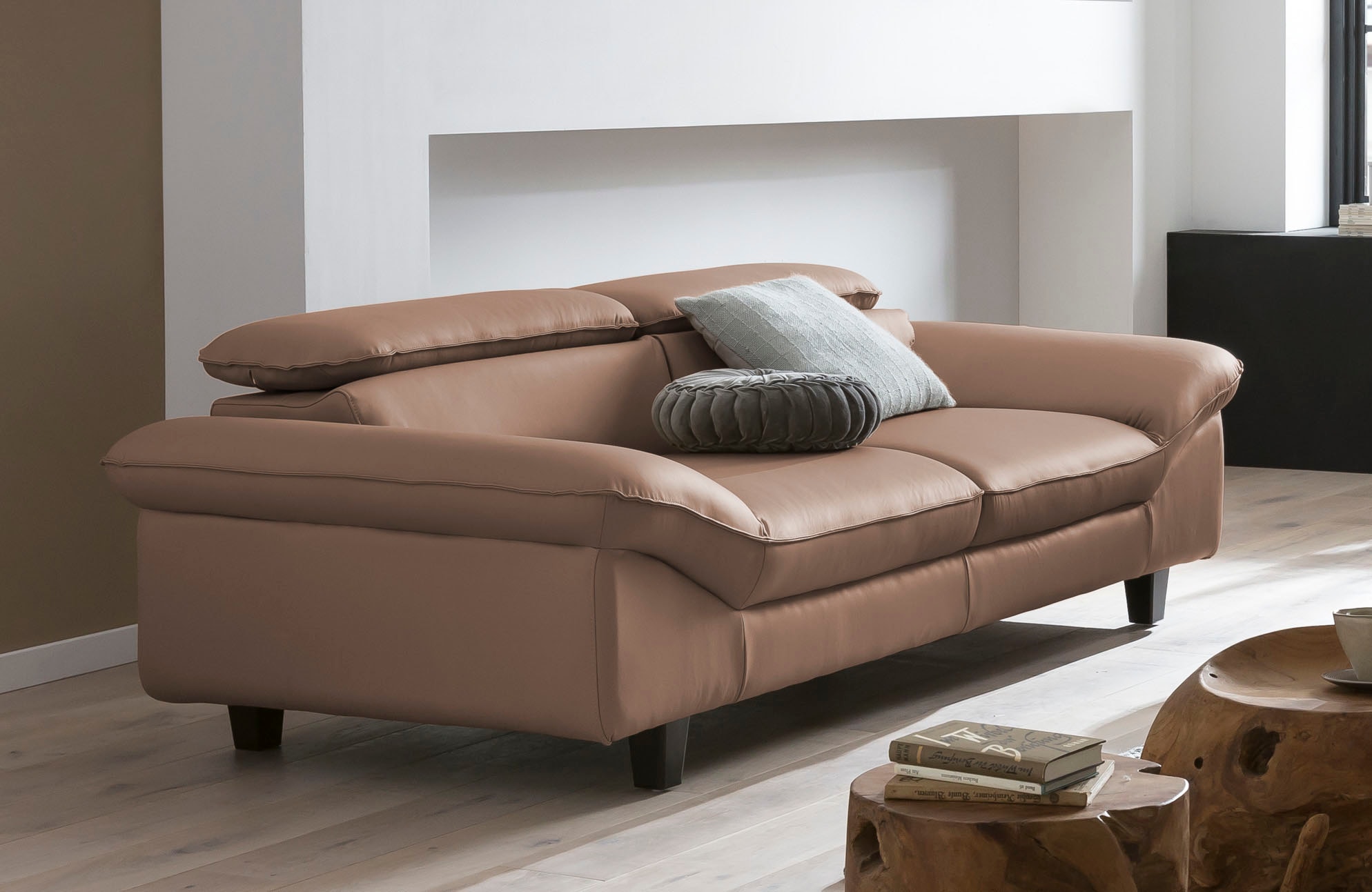Home affaire 2-Sitzer »Pilot«, Big-Sofa mit Kopfteilverstellung günstig online kaufen