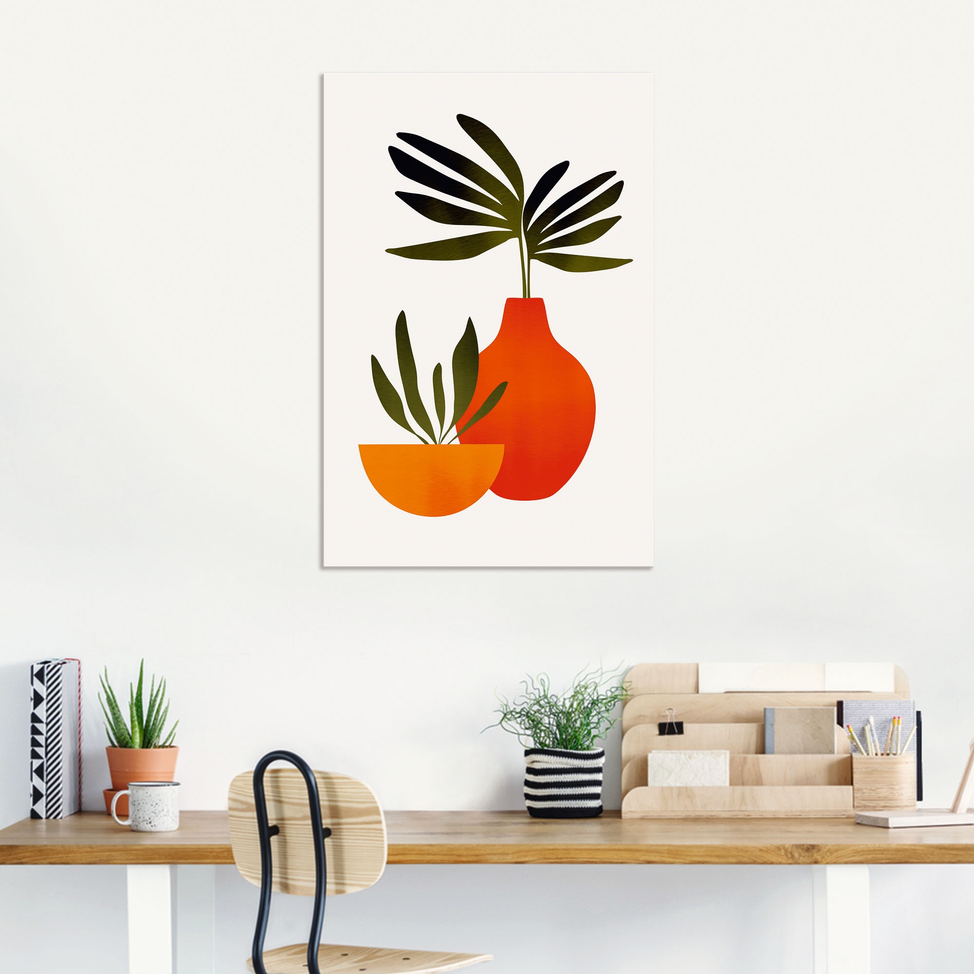 Artland Wandbild »Skandinavisches Stillleben«, Vasen & Töpfe, (1 St.), als Alubild, Outdoorbild, Leinwandbild, Poster in verschied. Größen