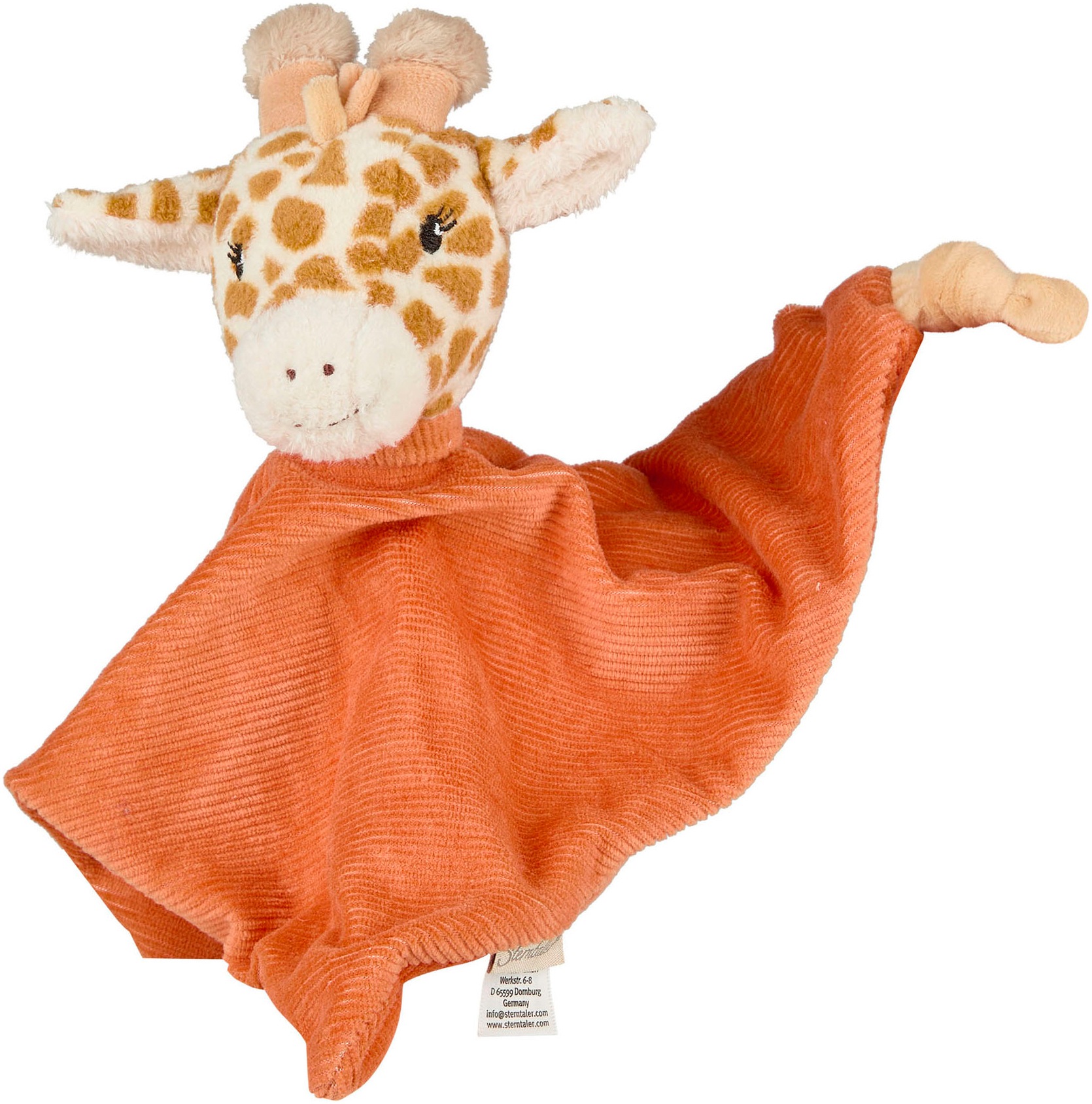 Sterntaler® Schmusetuch »Giraffe Kaya, M«, mit Beißring aus Silikon