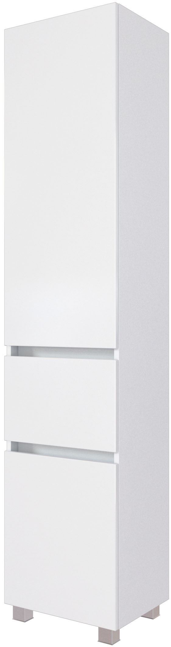 welltime Badmöbel-Set »Welltime Möbel Baabe Waschtisch-Set 3tlg. oder 5tlg.«, (3 St.), gedämpfte Scharniere und Softclose-Funktion, inklusive LED-Beleuchtung