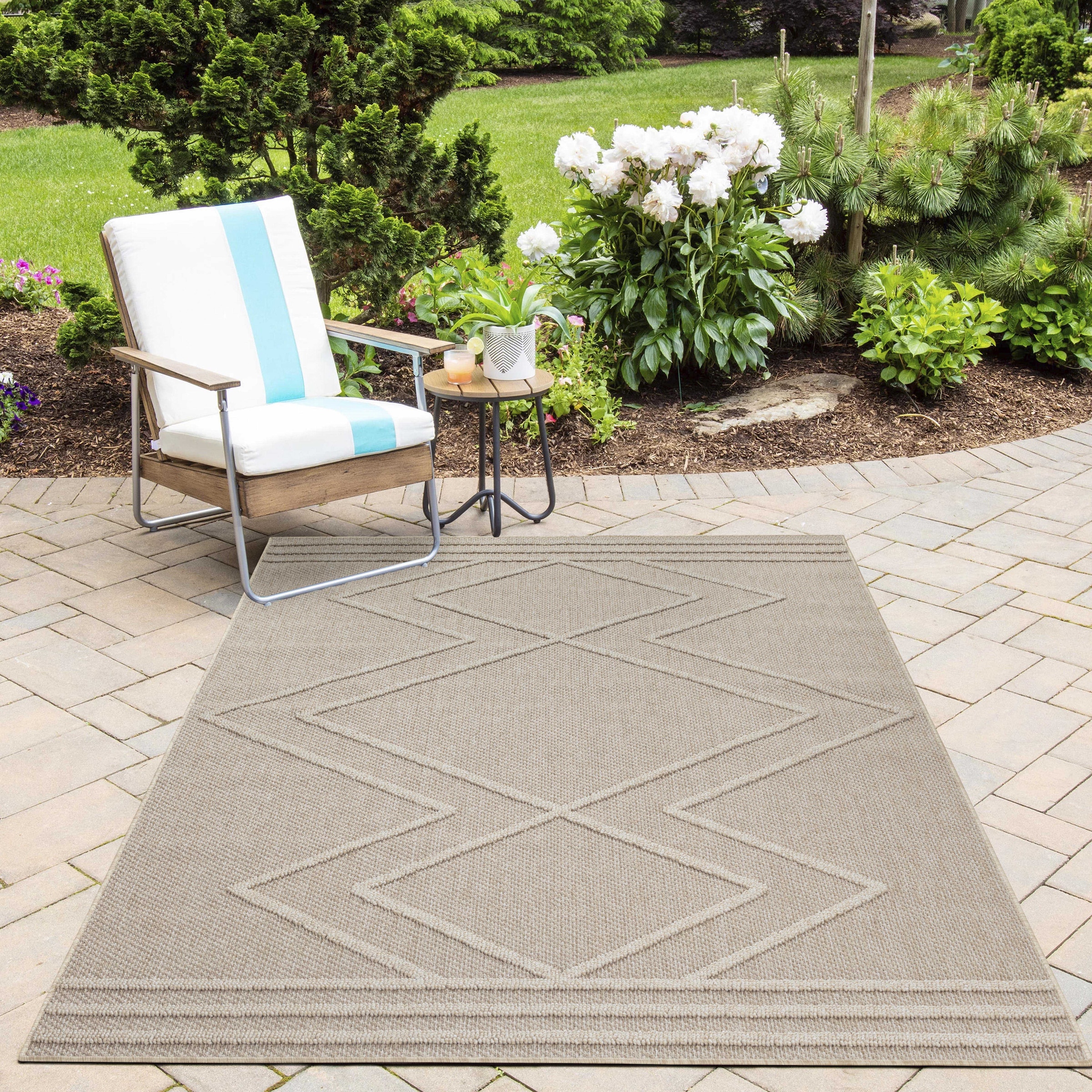 Ayyildiz Teppiche Outdoorteppich »PATARA 4954«, rechteckig, 8 mm Höhe, Läuf günstig online kaufen