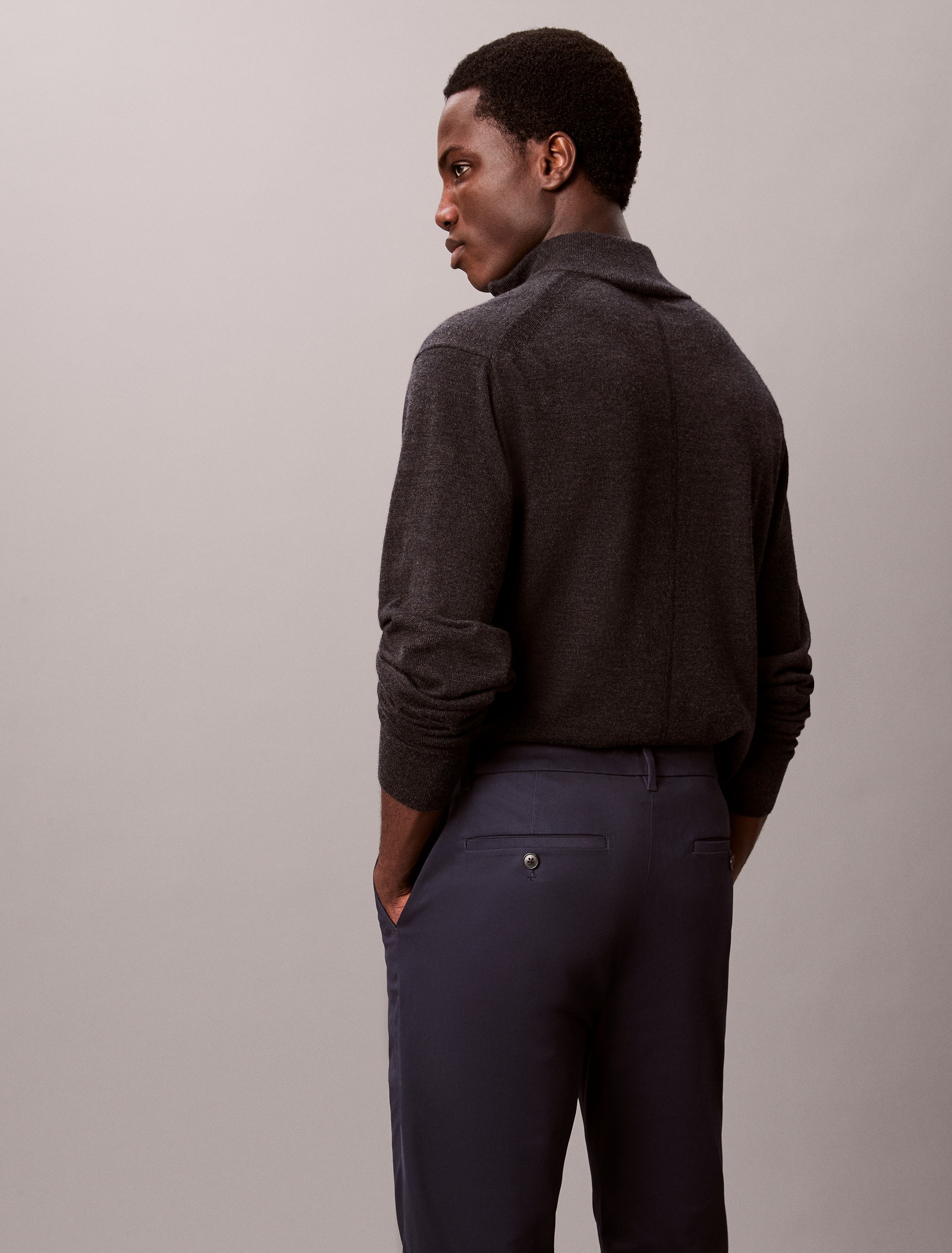 Calvin Klein Chinohose »SLIM SATEEN CHINO TROUSER«, slim fit