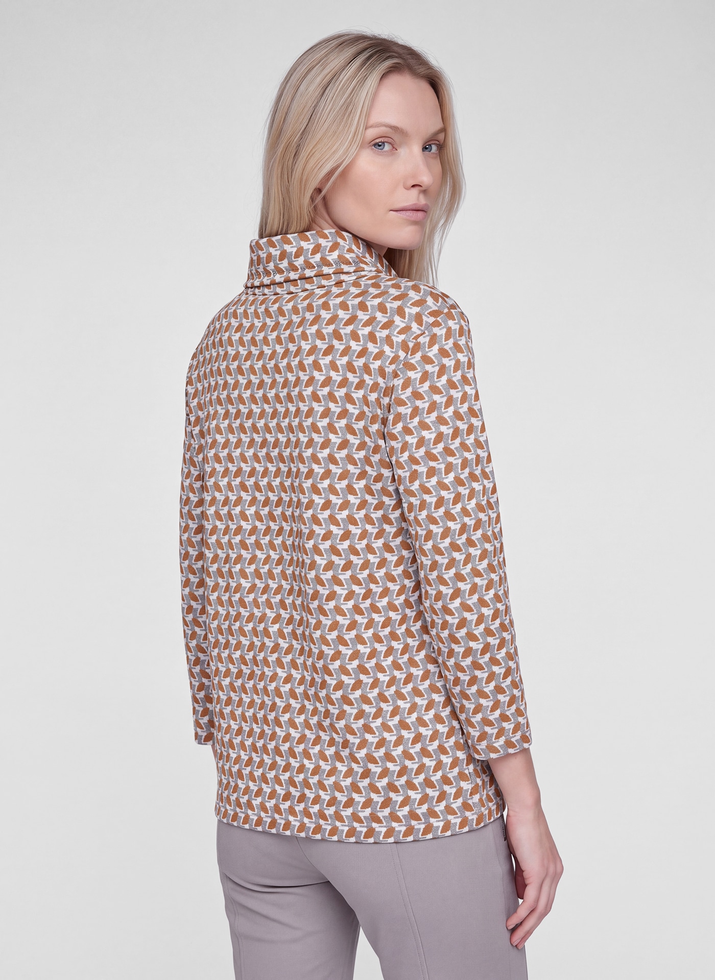 Rabe 3/4-Arm-Shirt 3/4 Arm Shirt mit grafischem Muster und Glitzerdetails