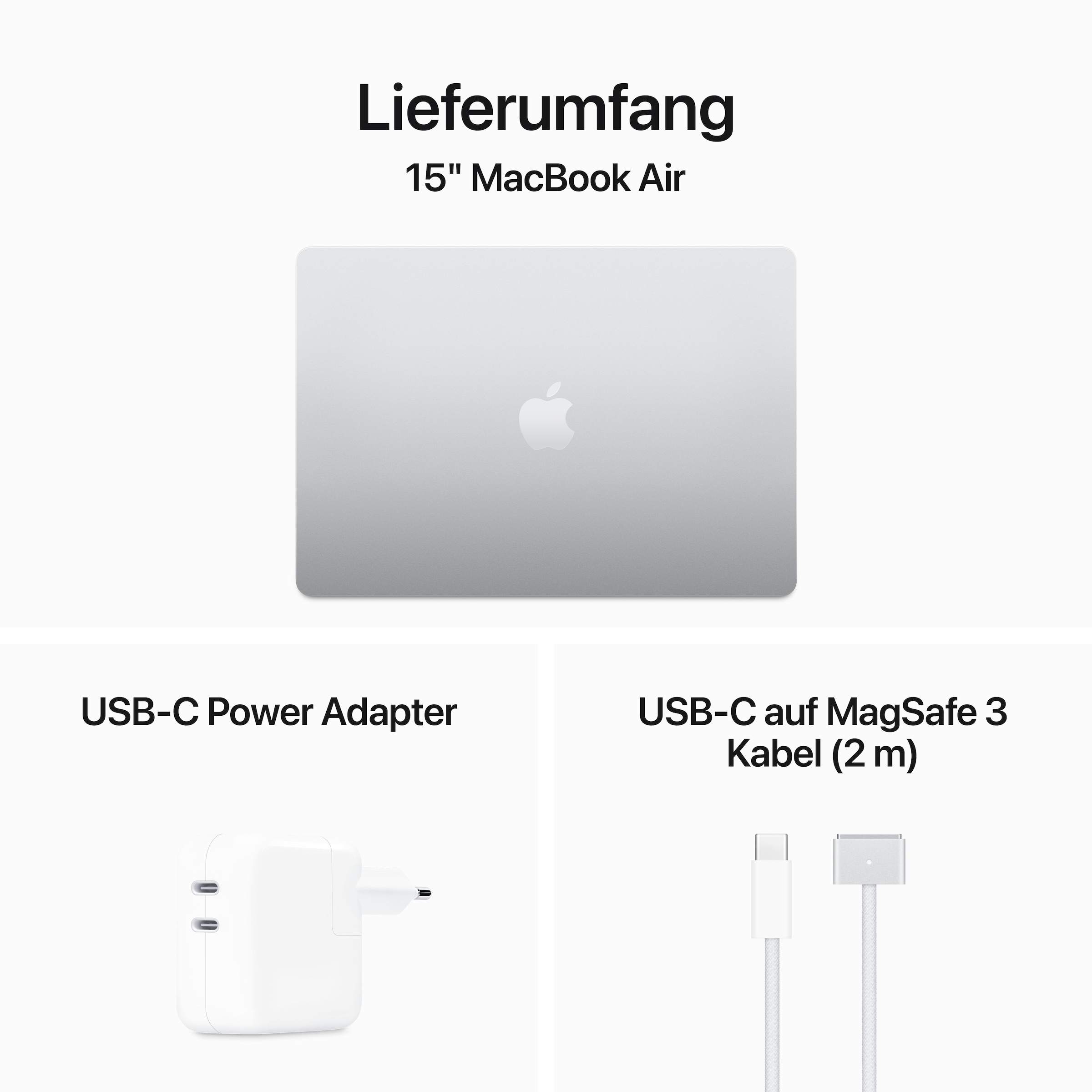 Apple Notebook »MacBook Air 15''CTO«, 38,91 cm, / 15,3 Zoll, Apple, M3, 10-Core GPU, 512 GB SSD