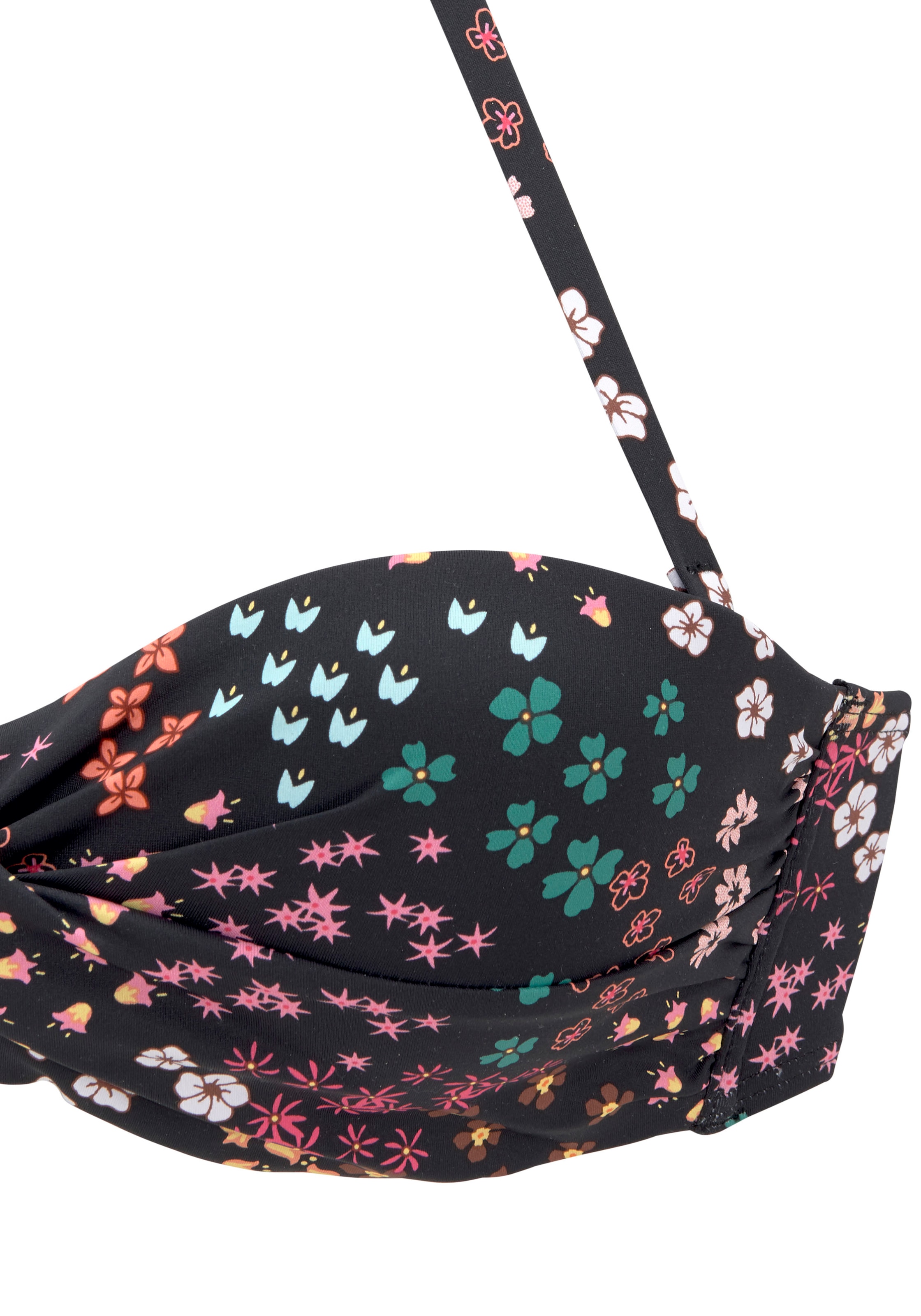 s.Oliver Bügel-Bandeau-Bikini-Top »Milly«, mit Blumenprint