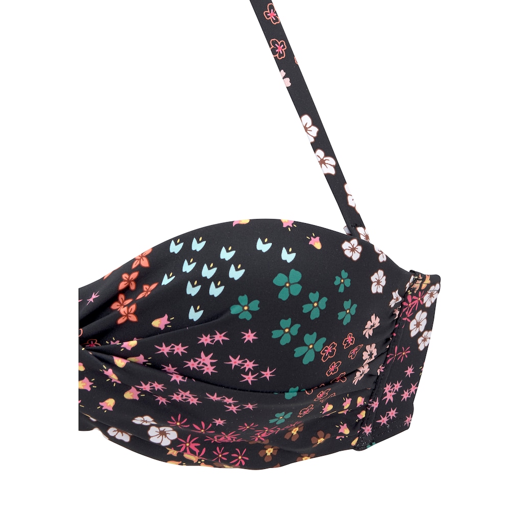 s.Oliver Bügel-Bandeau-Bikini-Top »Milly«, mit Blumenprint