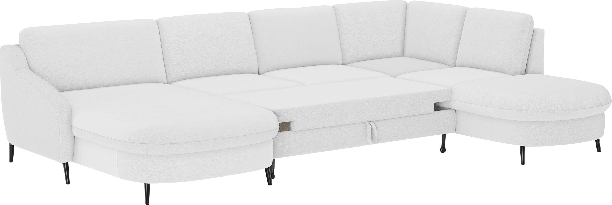 sit&more Wohnlandschaft »Soul U-Form«, wahlweise mit Bettfunktion und Bettkasten oder Schubkasten