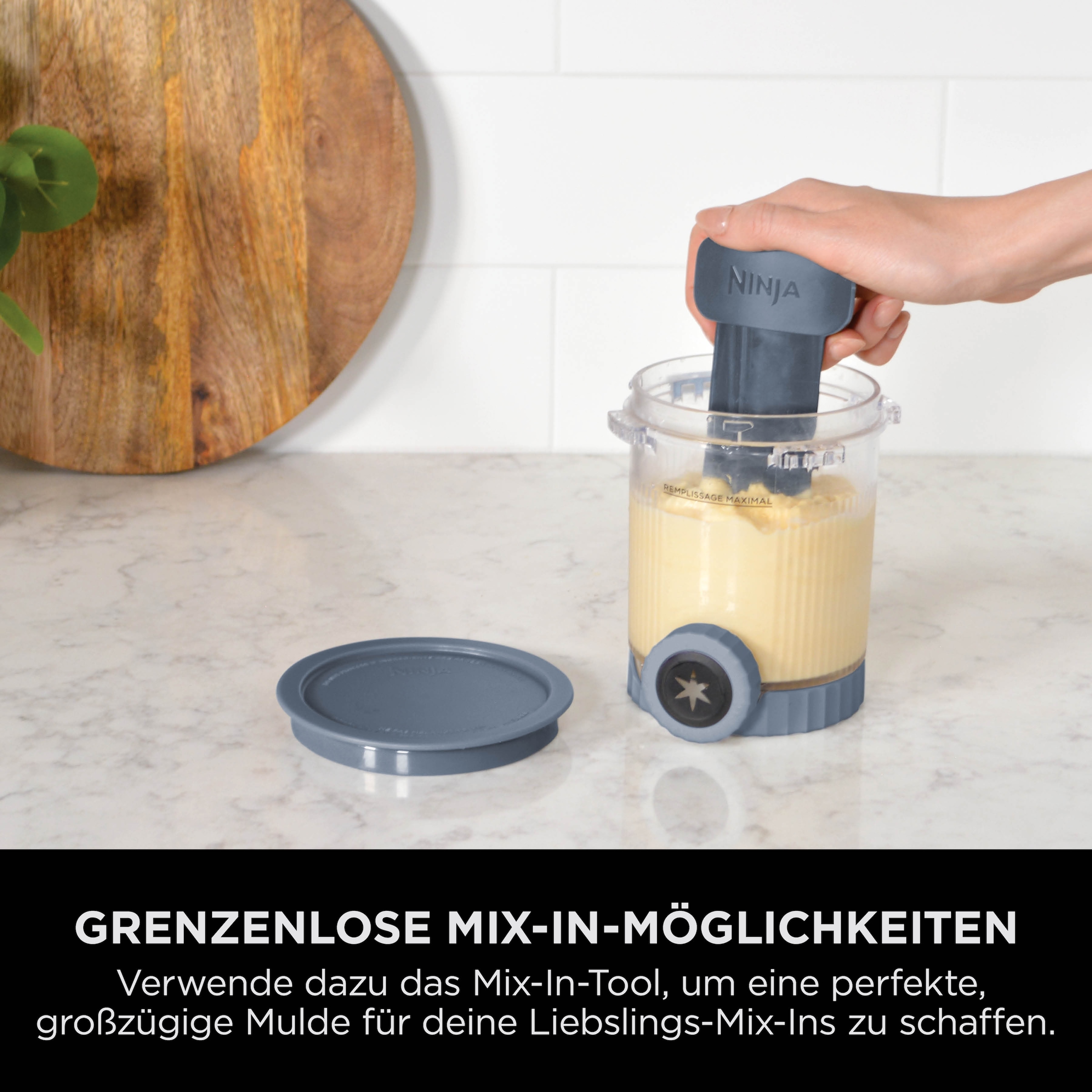 NINJA Eismaschine »Ninja CREAMi Scoop & Swirl 13-in-1 Softeis- und Eismaschine NC702EU« 0,48 l proteinreiche Leckereien mit weniger als 150 kcal