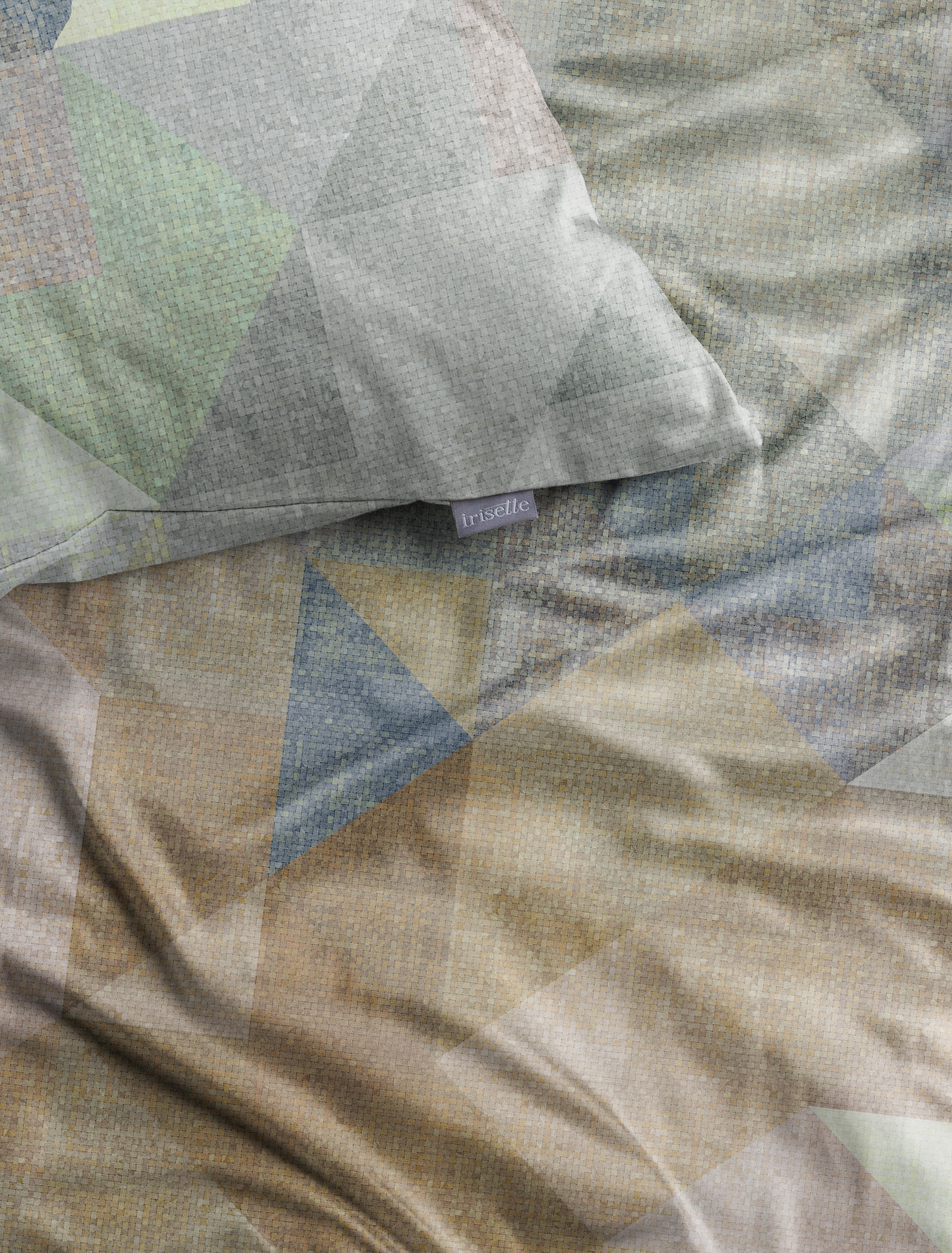 Irisette Bettwäsche »Wave 8716« 2 Mako-Satin, anschmiegsam und atmungsaktiv, Ganzjahresqualität