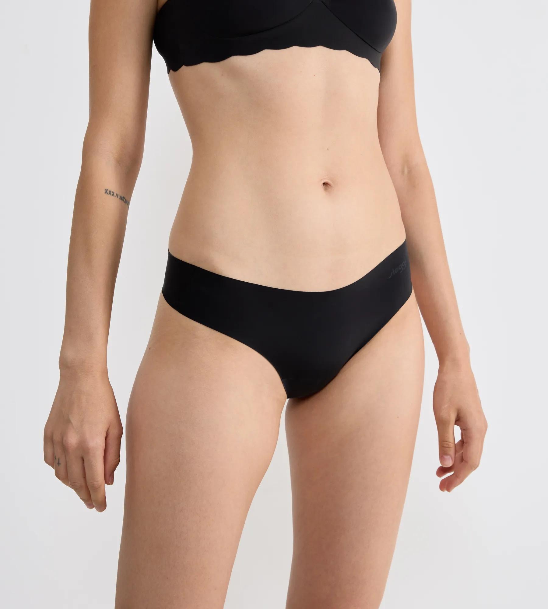 sloggi String »ZERO Microfibre 2.0« nahtlos, gewellte Abschlüsse, ultraleicht, Hipster-Stil