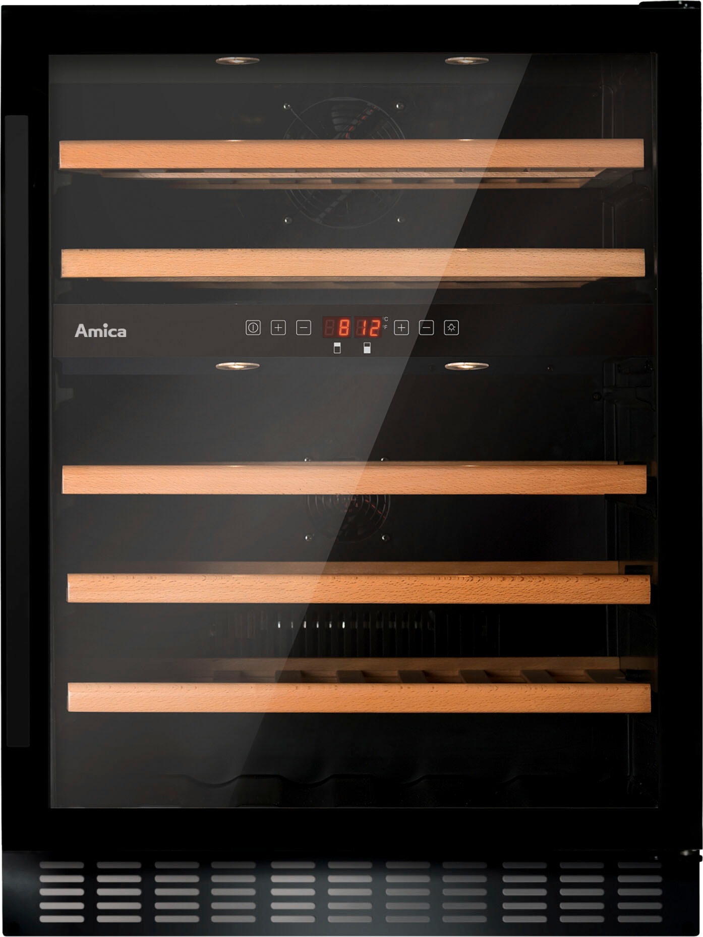 Amica Weinkühlschrank »WK 341 110-1 S / WBB 4661 ADB«, für 45 Standardflasc günstig online kaufen