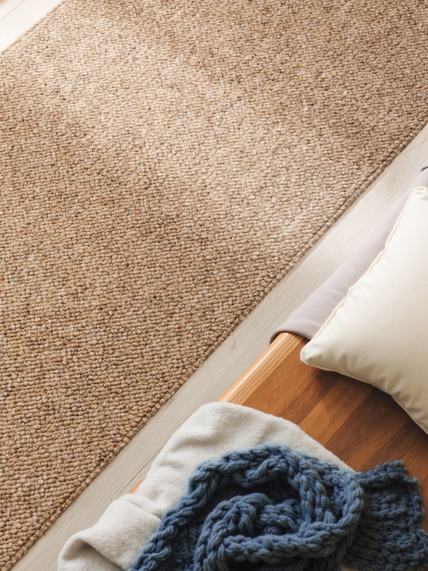 ELLE DECORATION Teppich »Rocco«, rechteckig, 10 mm Höhe, Läufer, waschbar, Wohnzimmer, Esszimmer, Woll-Optik