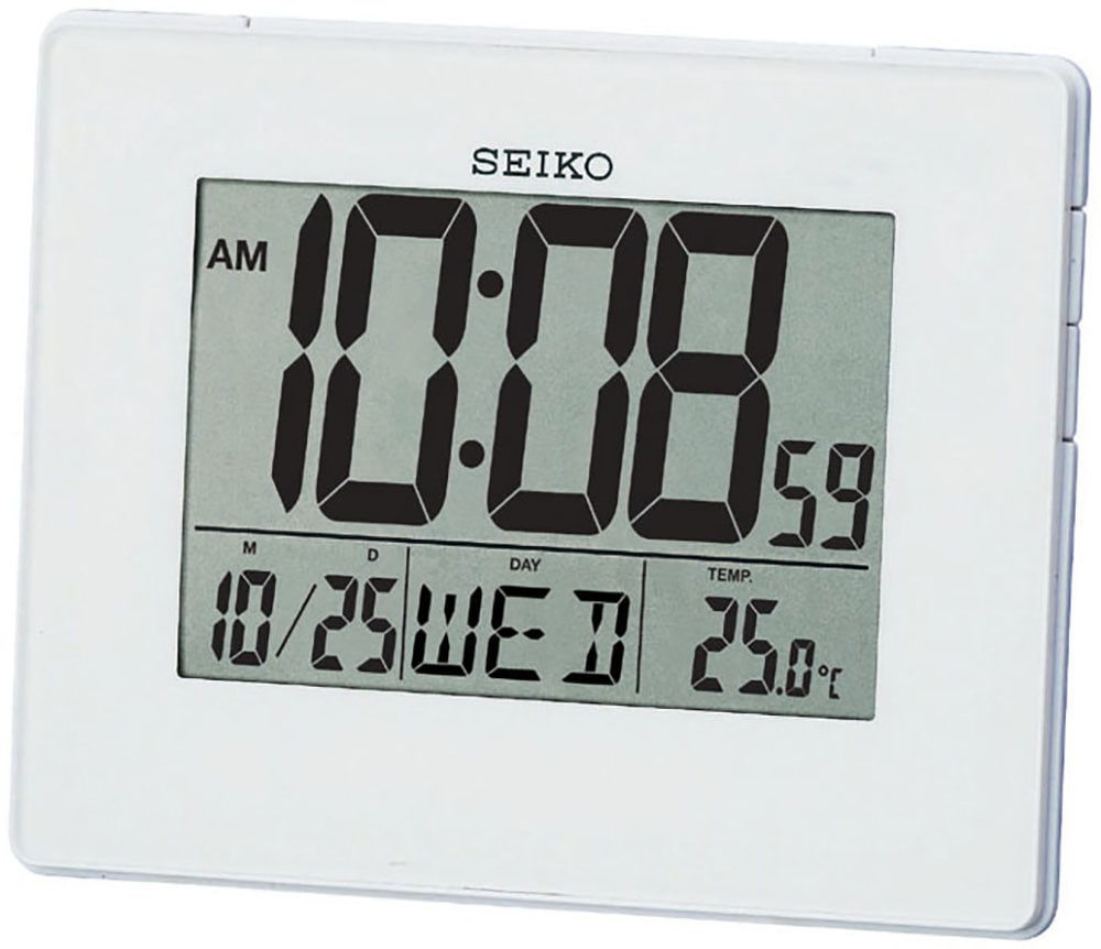 Seiko Quarzwecker, Wecker, Digitalwecker, Datum, Beleuchtung, 12/24 Std. An günstig online kaufen