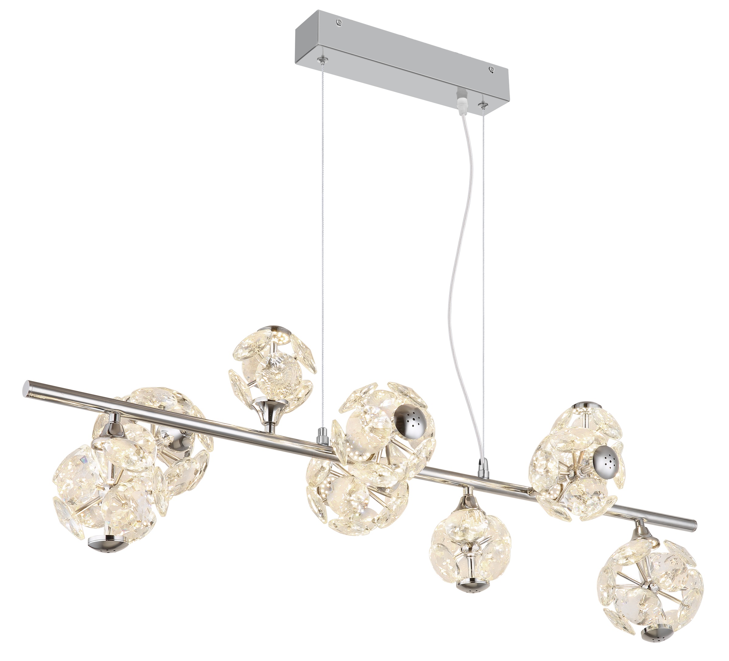 GLOBO LIGHTING Hängeleuchte »VIRINA« LED-Modul 1 Stk. Warmweiß Hängelampe E günstig online kaufen