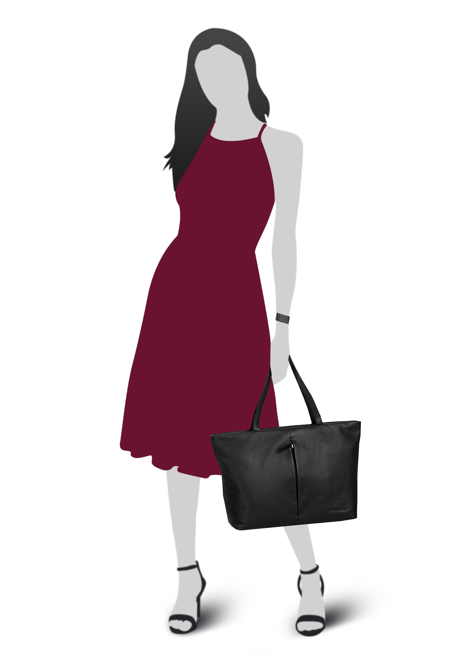 Betty Barclay Umhängetasche echt Leder